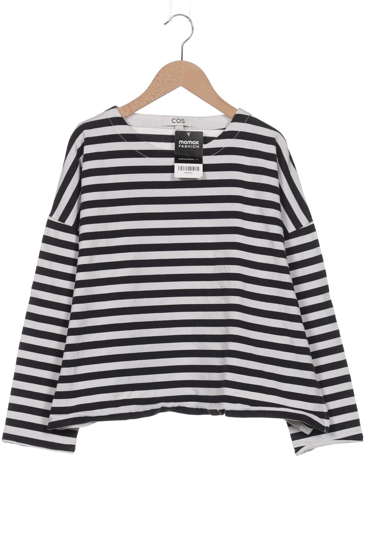 

COS Damen Langarmshirt, schwarz, Gr. 38