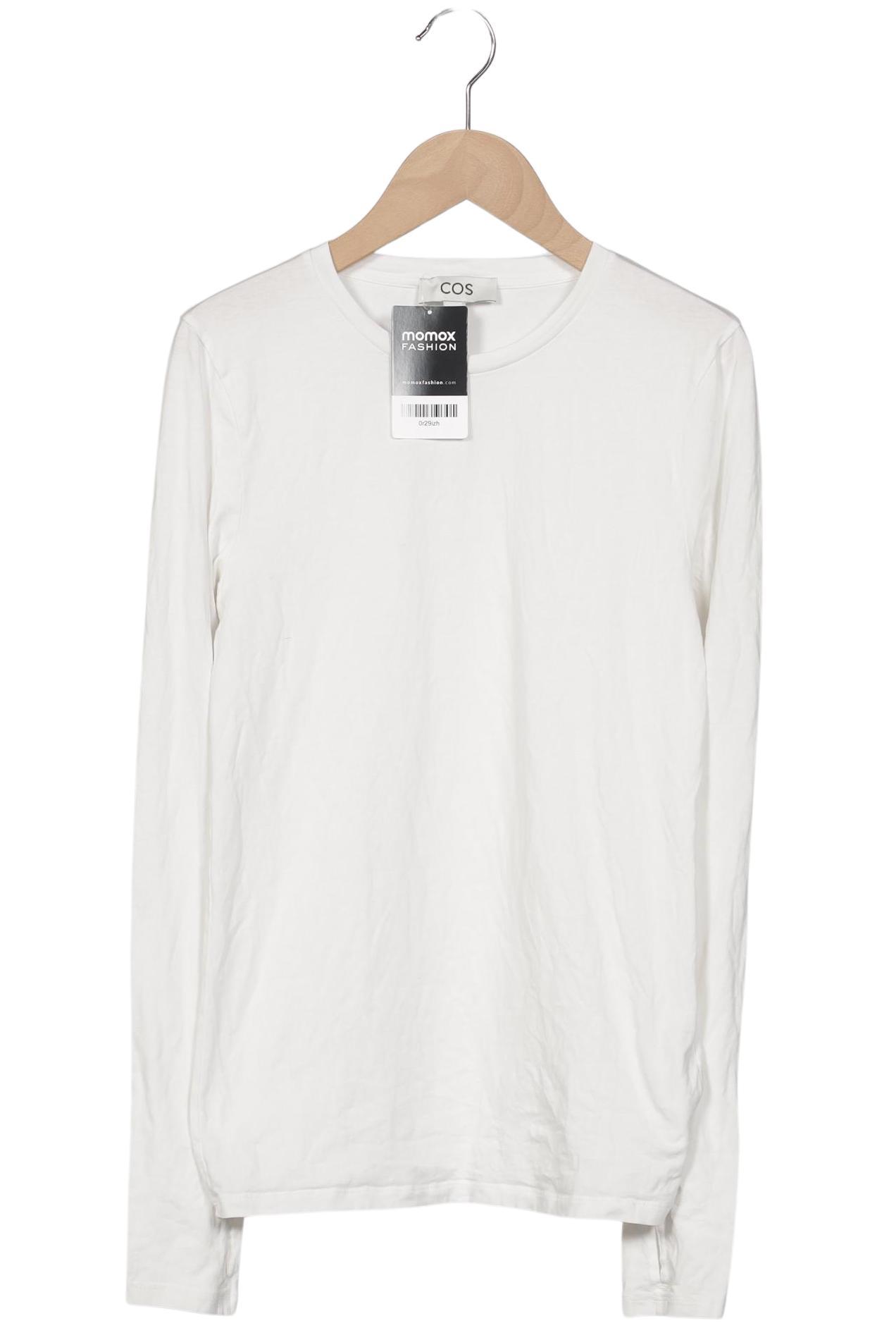 

COS Damen Langarmshirt, weiß, Gr. 38