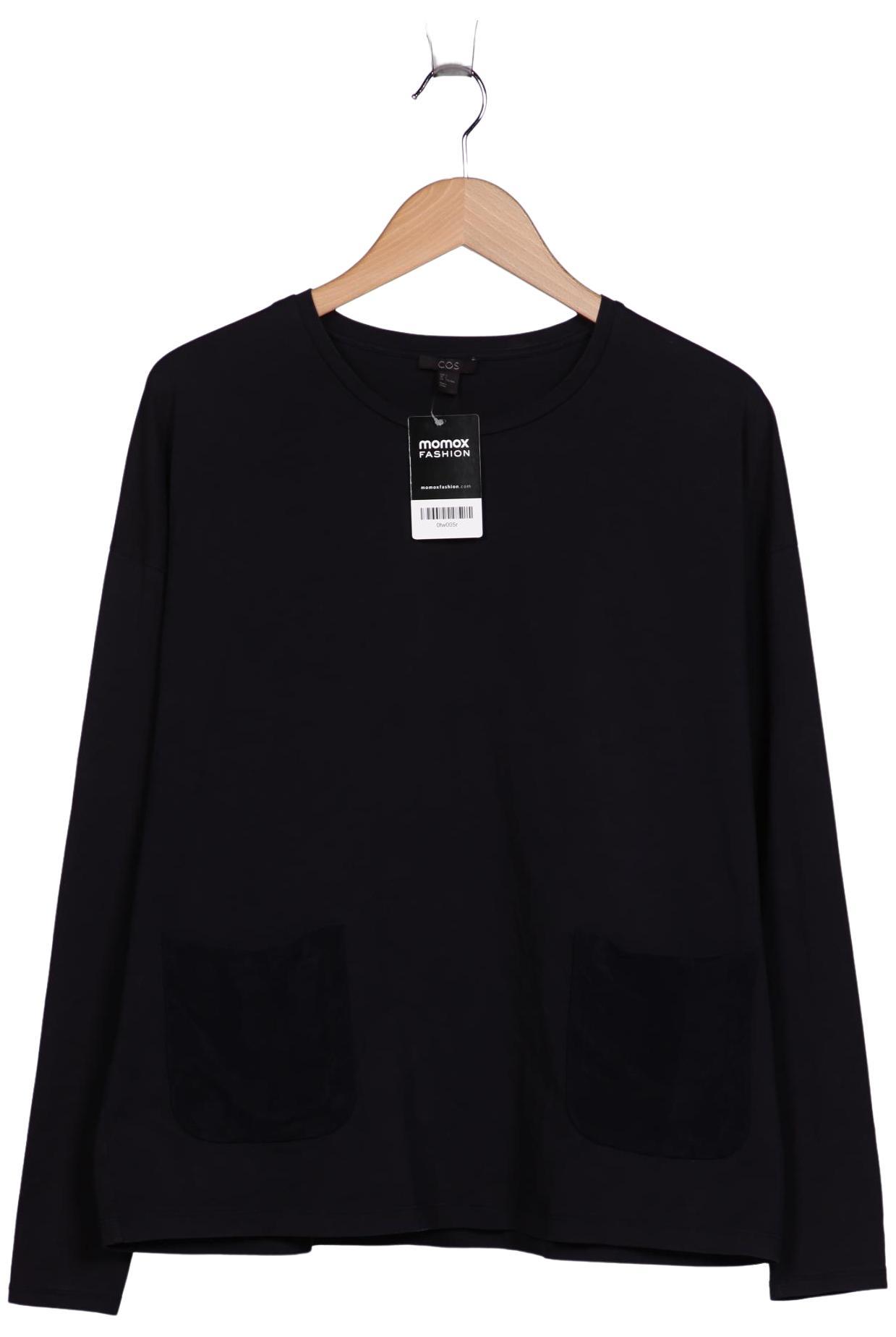 

COS Damen Langarmshirt, schwarz, Gr. 42