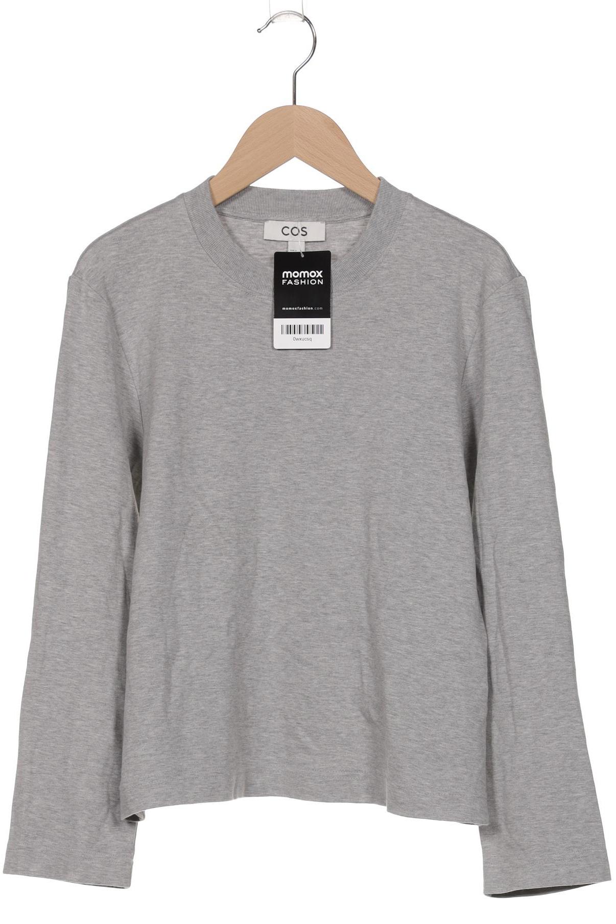 

COS Damen Langarmshirt, grau, Gr. 36