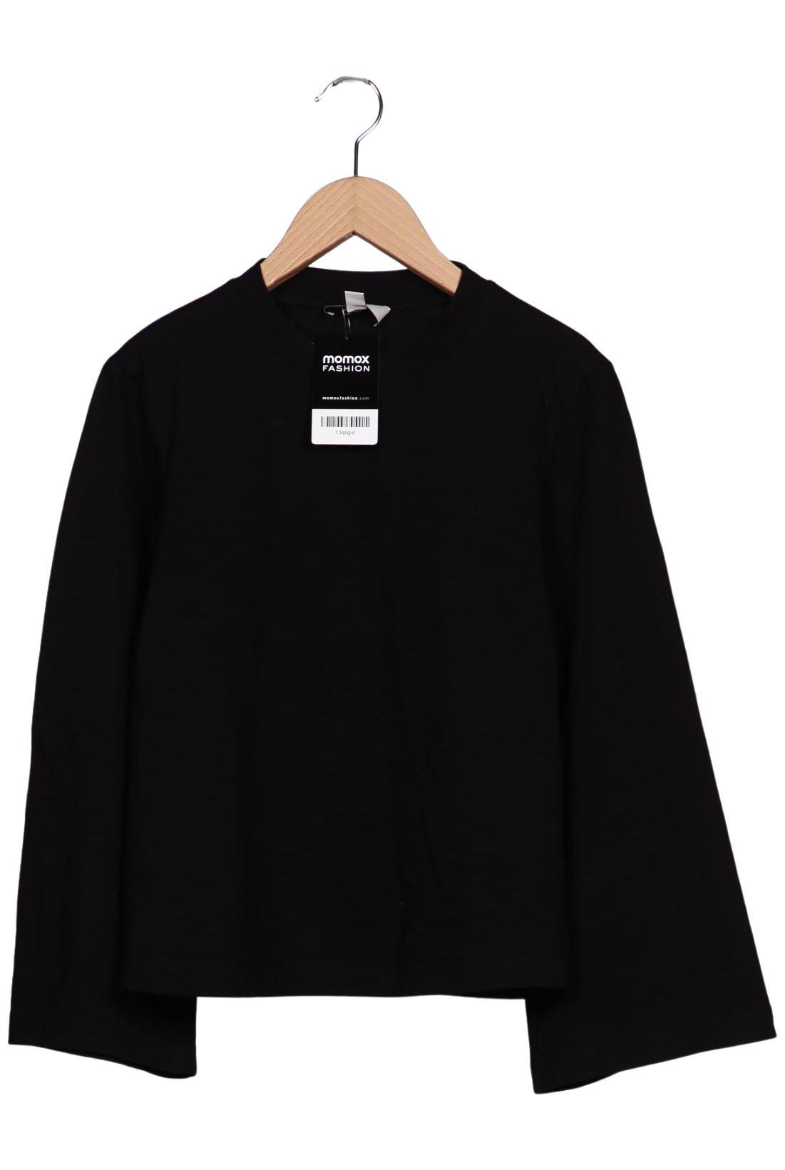 

COS Damen Langarmshirt, schwarz, Gr. 34