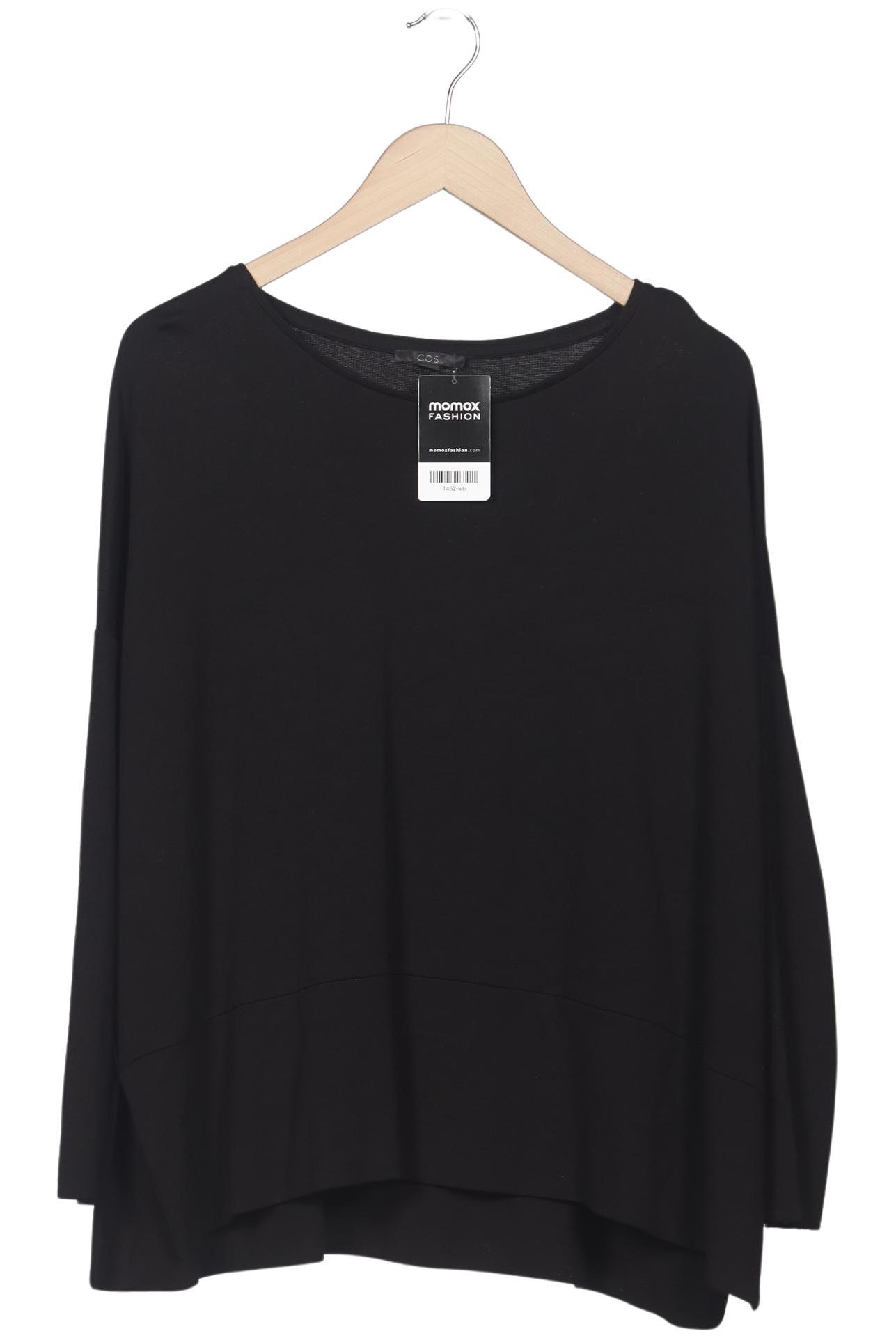 

COS Damen Langarmshirt, schwarz, Gr. 38