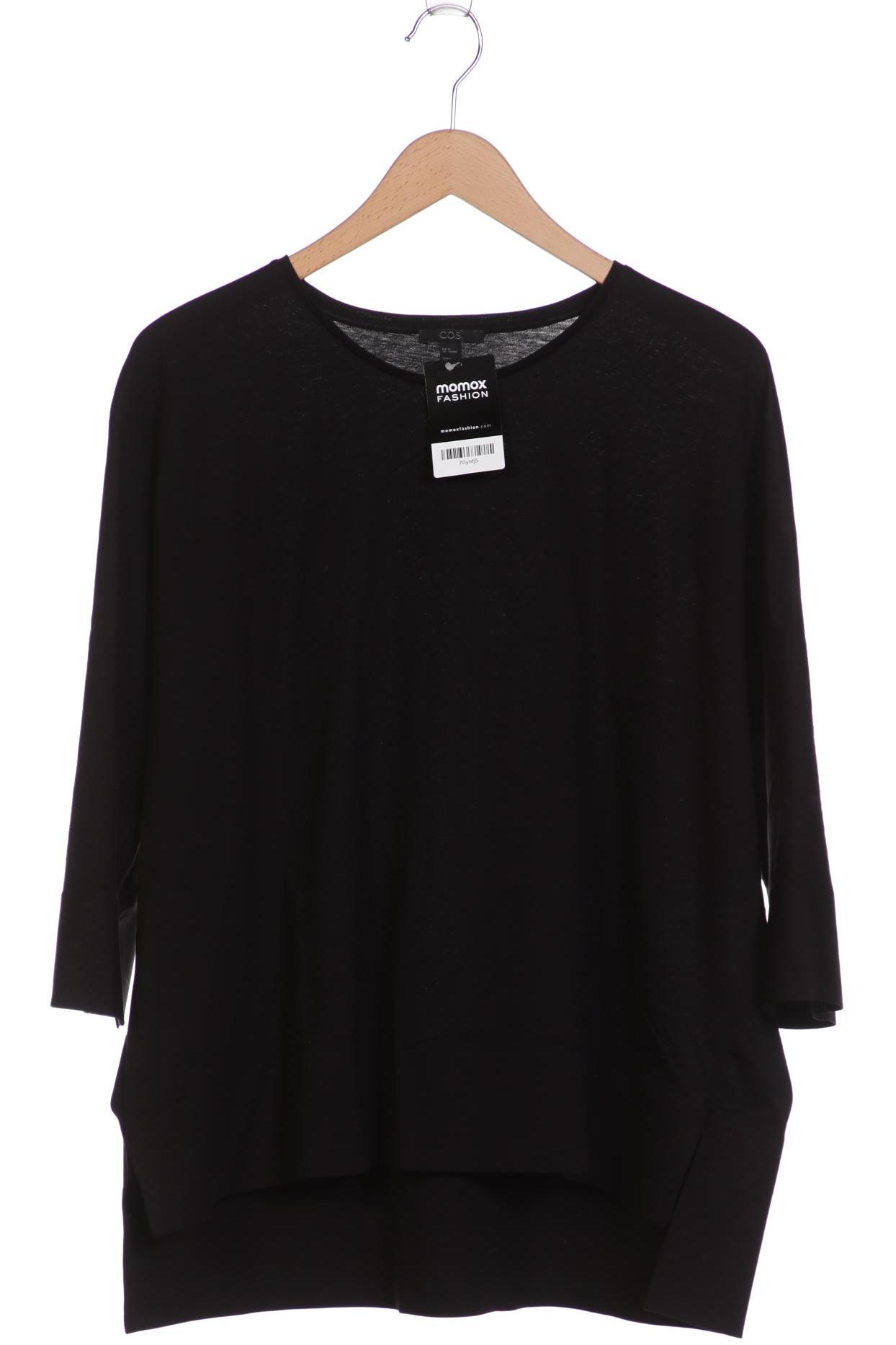 

COS Damen Langarmshirt, schwarz, Gr. 38