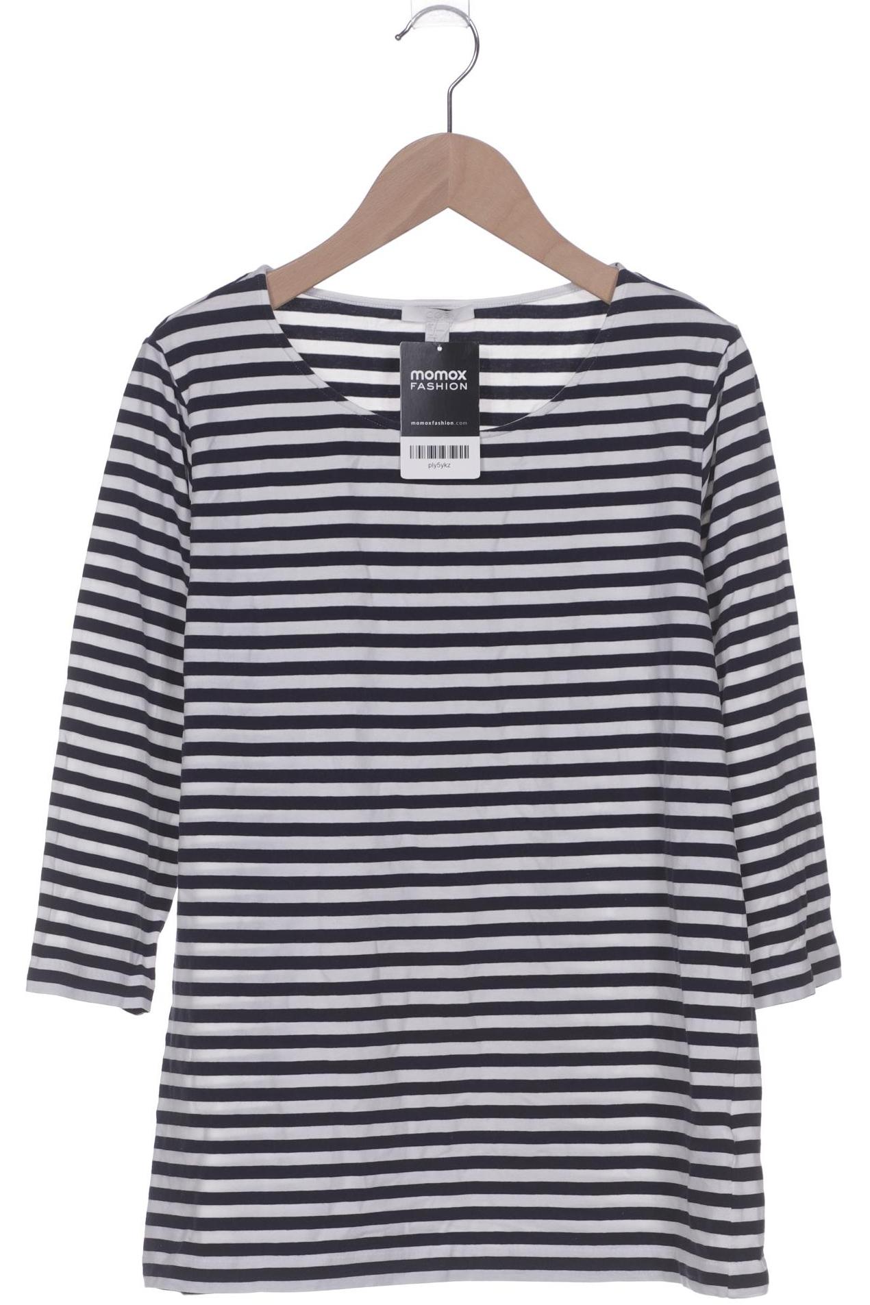 

COS Damen Langarmshirt, marineblau, Gr. 36
