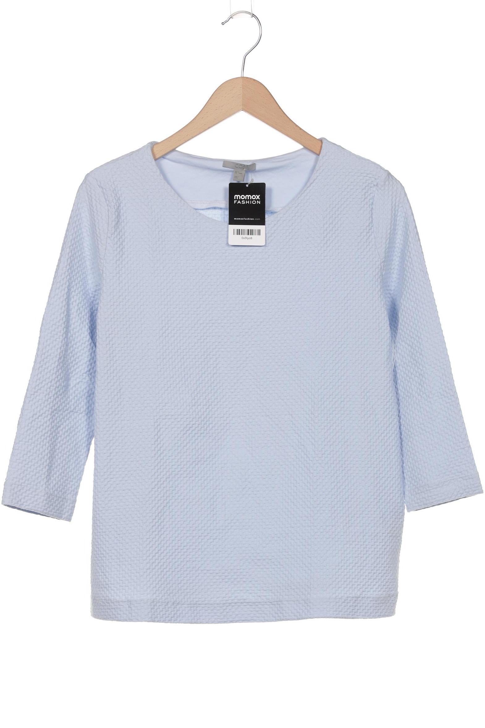 

COS Damen Langarmshirt, hellblau, Gr. 38