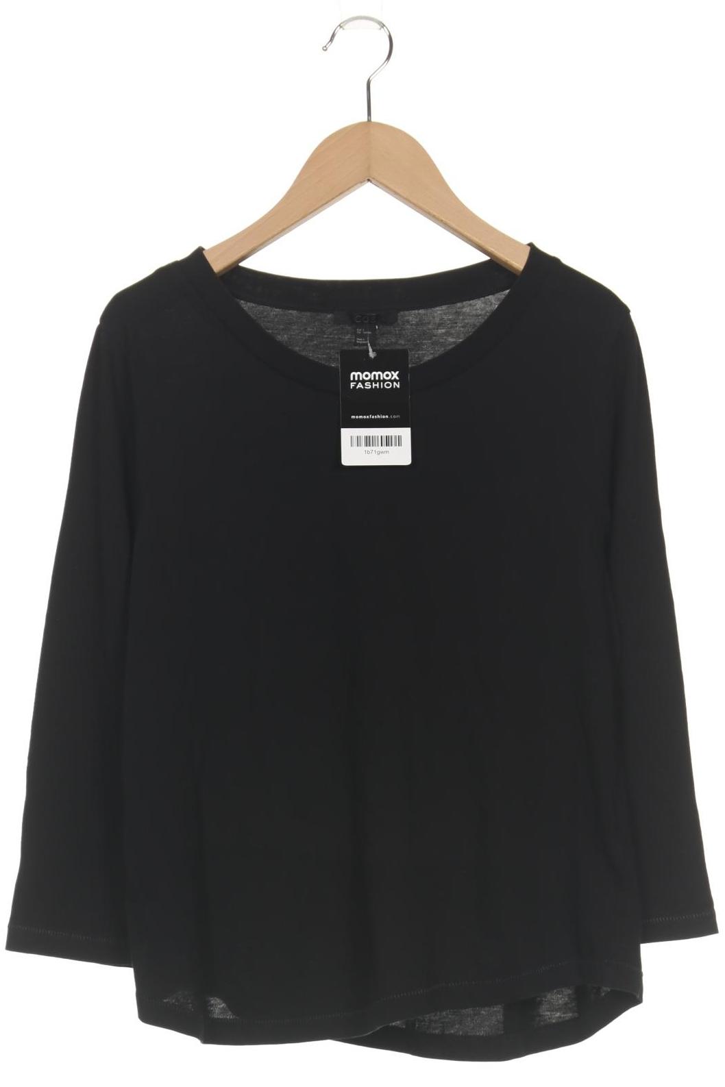 

COS Damen Langarmshirt, schwarz, Gr. 36