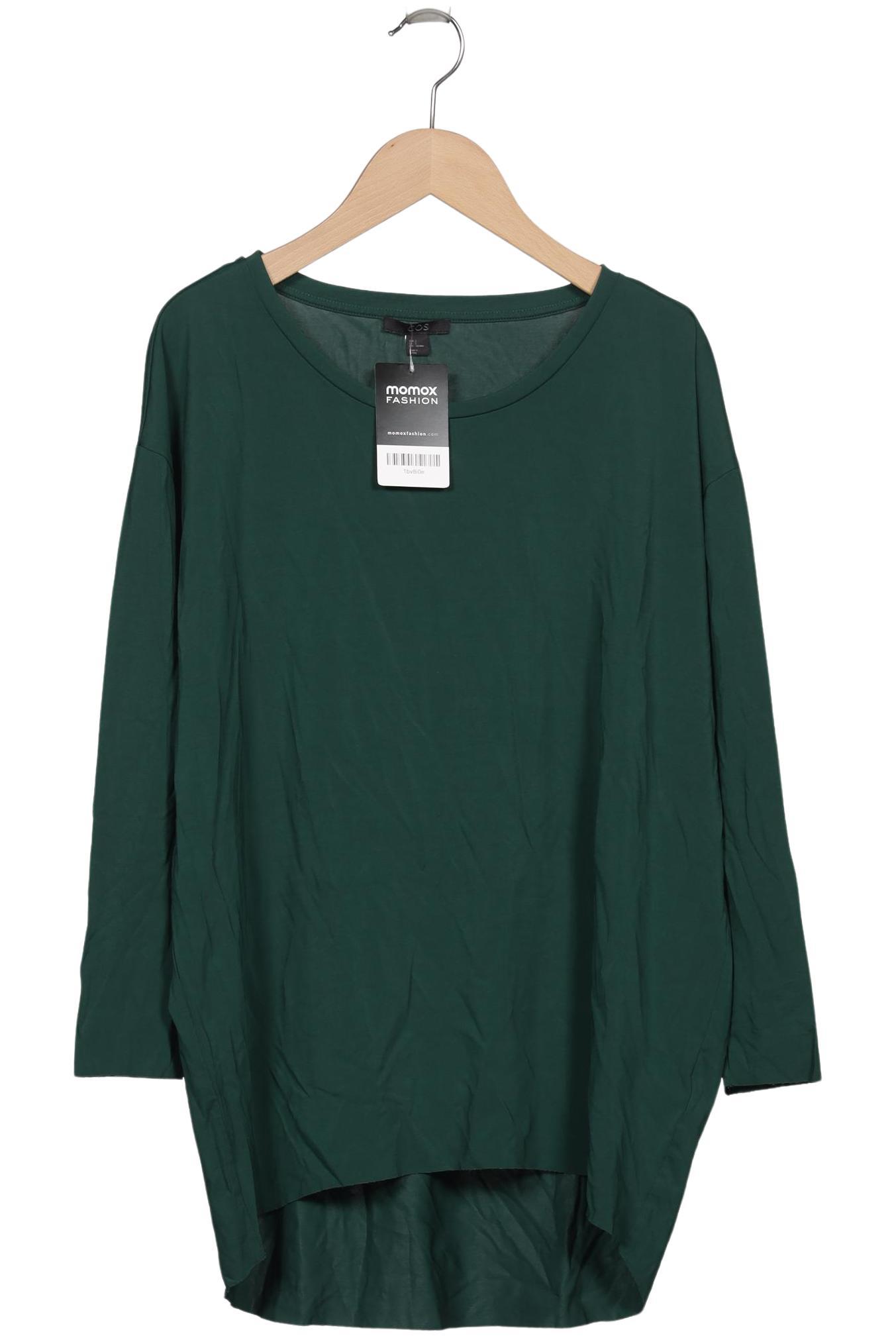 

COS Damen Langarmshirt, grün, Gr. 36