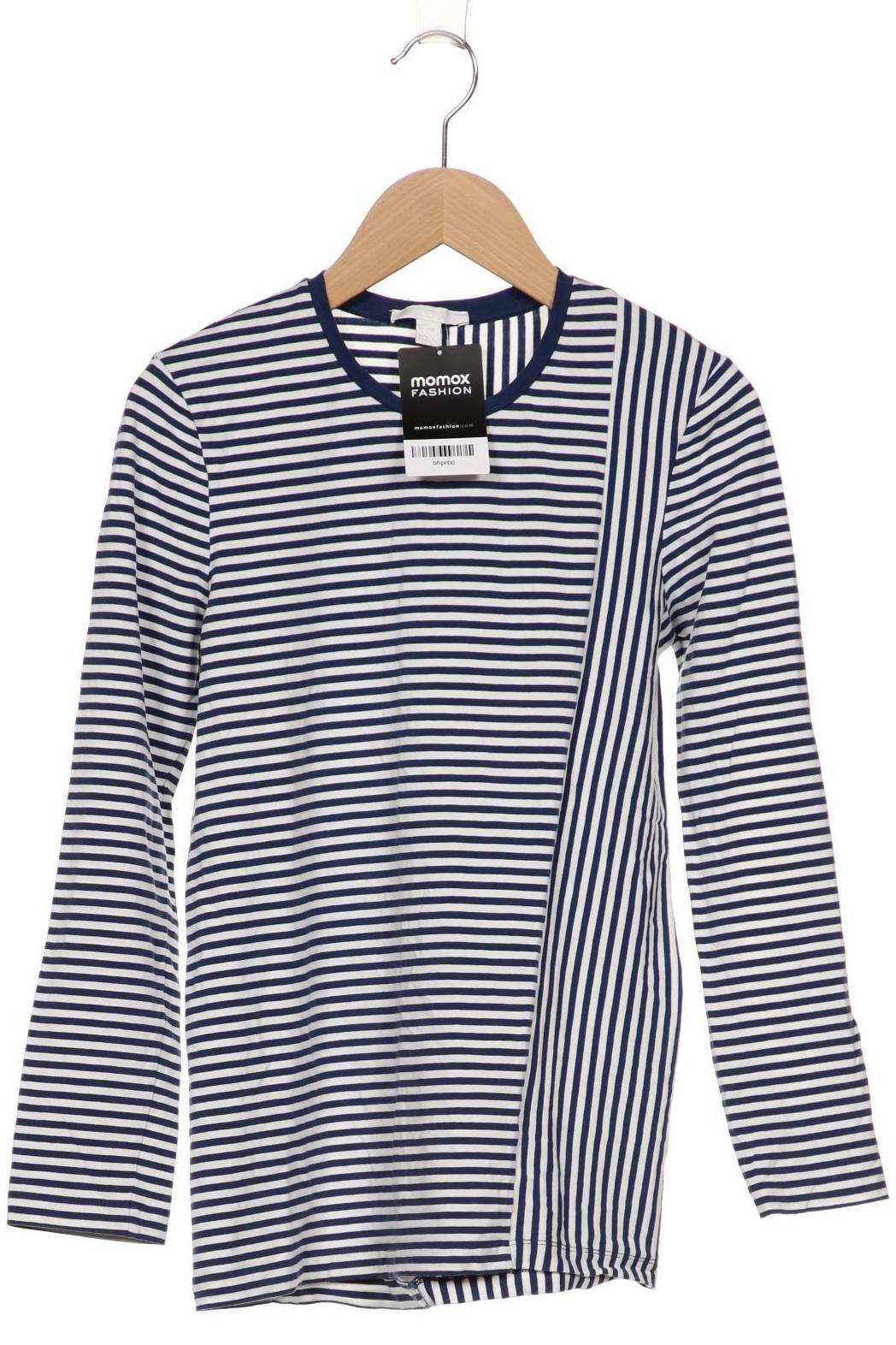 

COS Damen Langarmshirt, marineblau, Gr. 36