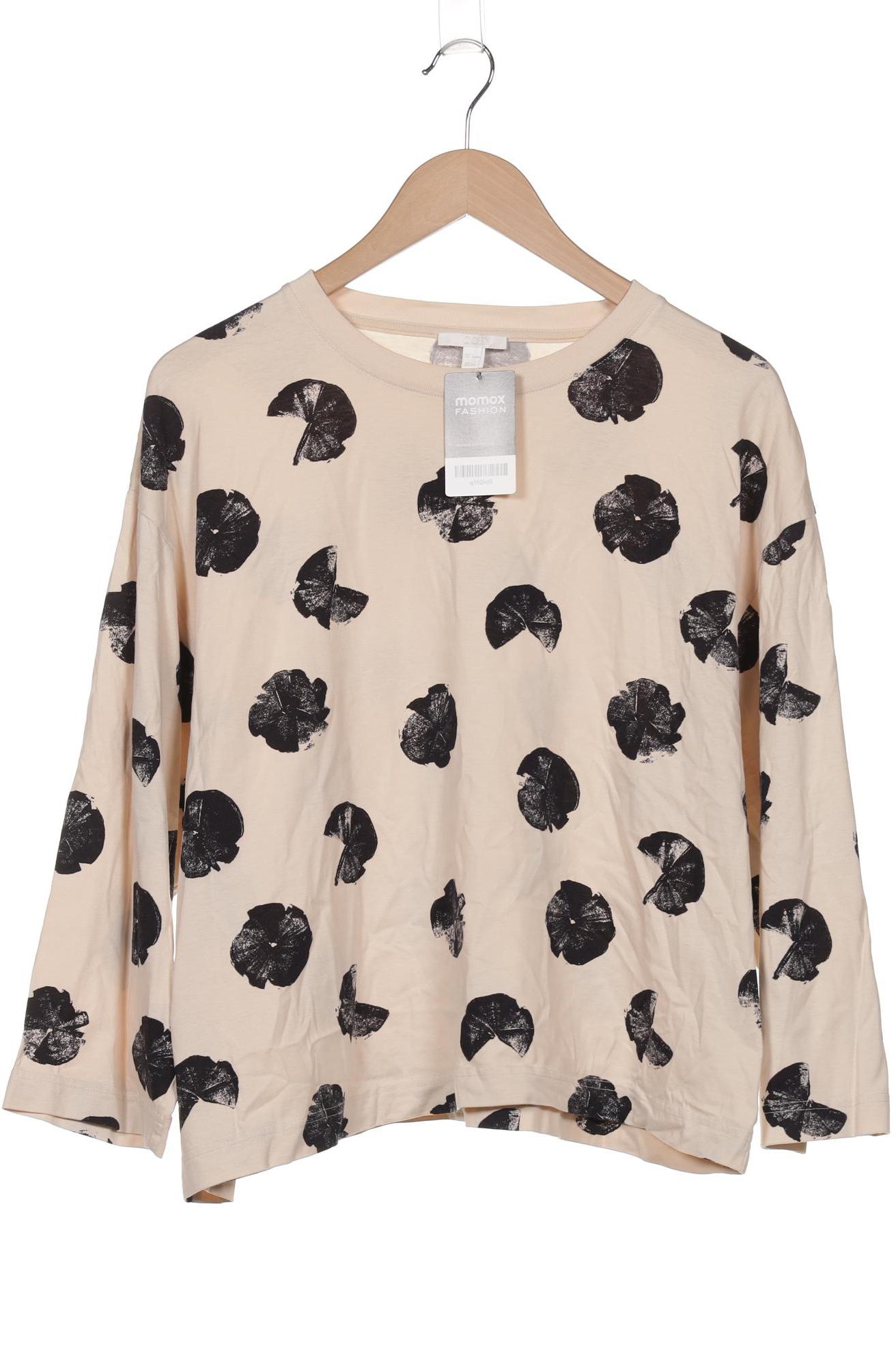 

COS Damen Langarmshirt, beige, Gr. 36