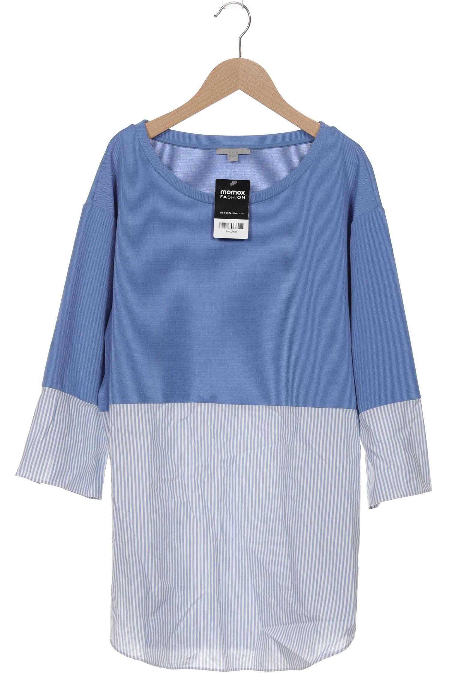 

COS Damen Langarmshirt, blau, Gr. 42