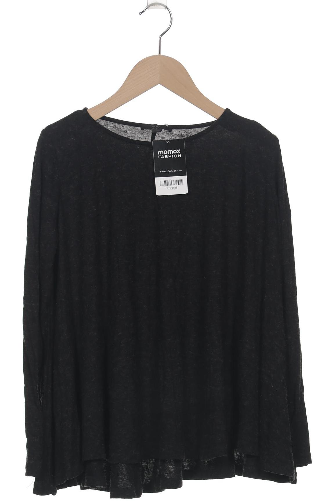 

COS Damen Langarmshirt, schwarz, Gr. 36