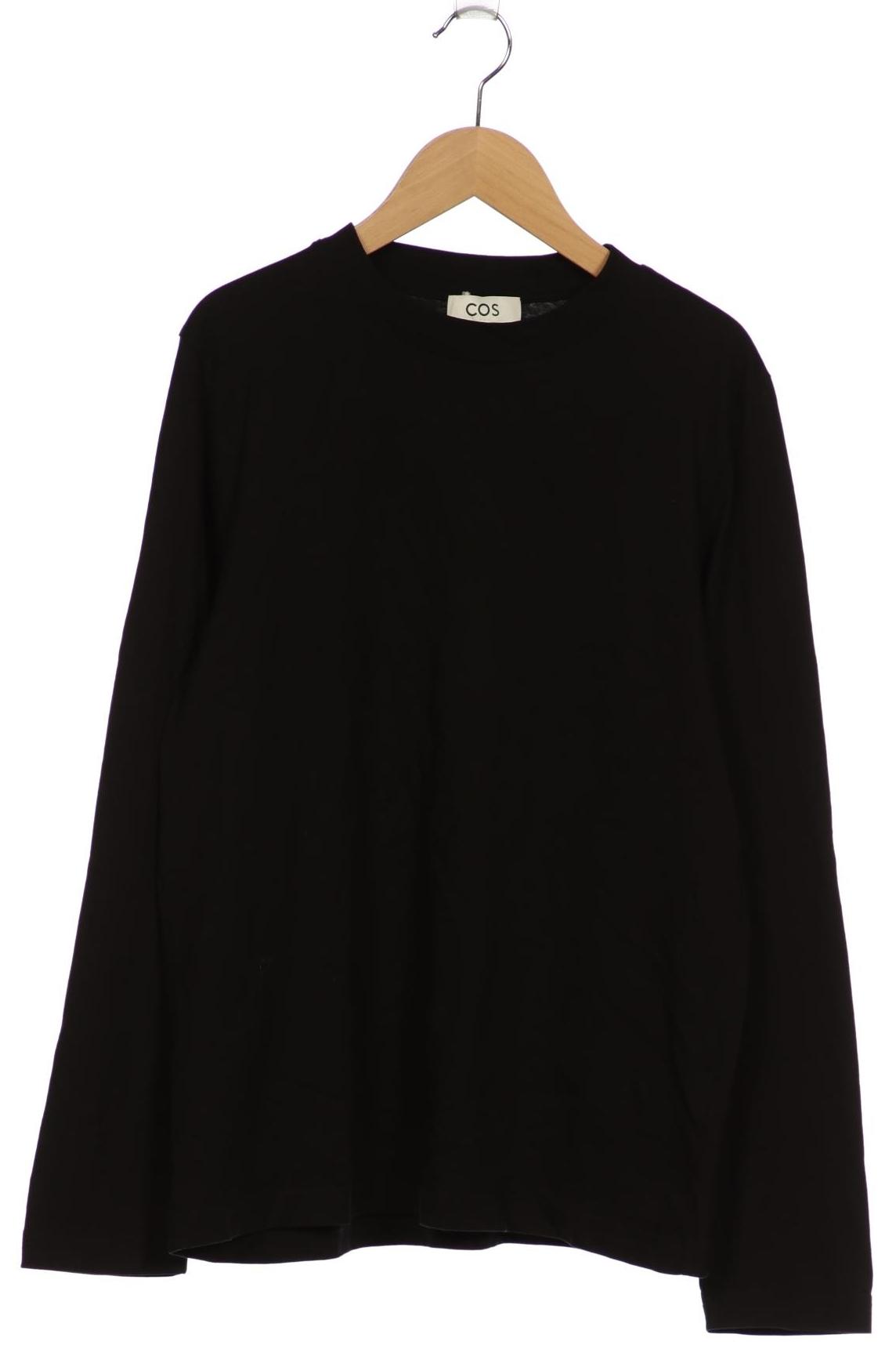 

COS Damen Langarmshirt, schwarz, Gr. 38