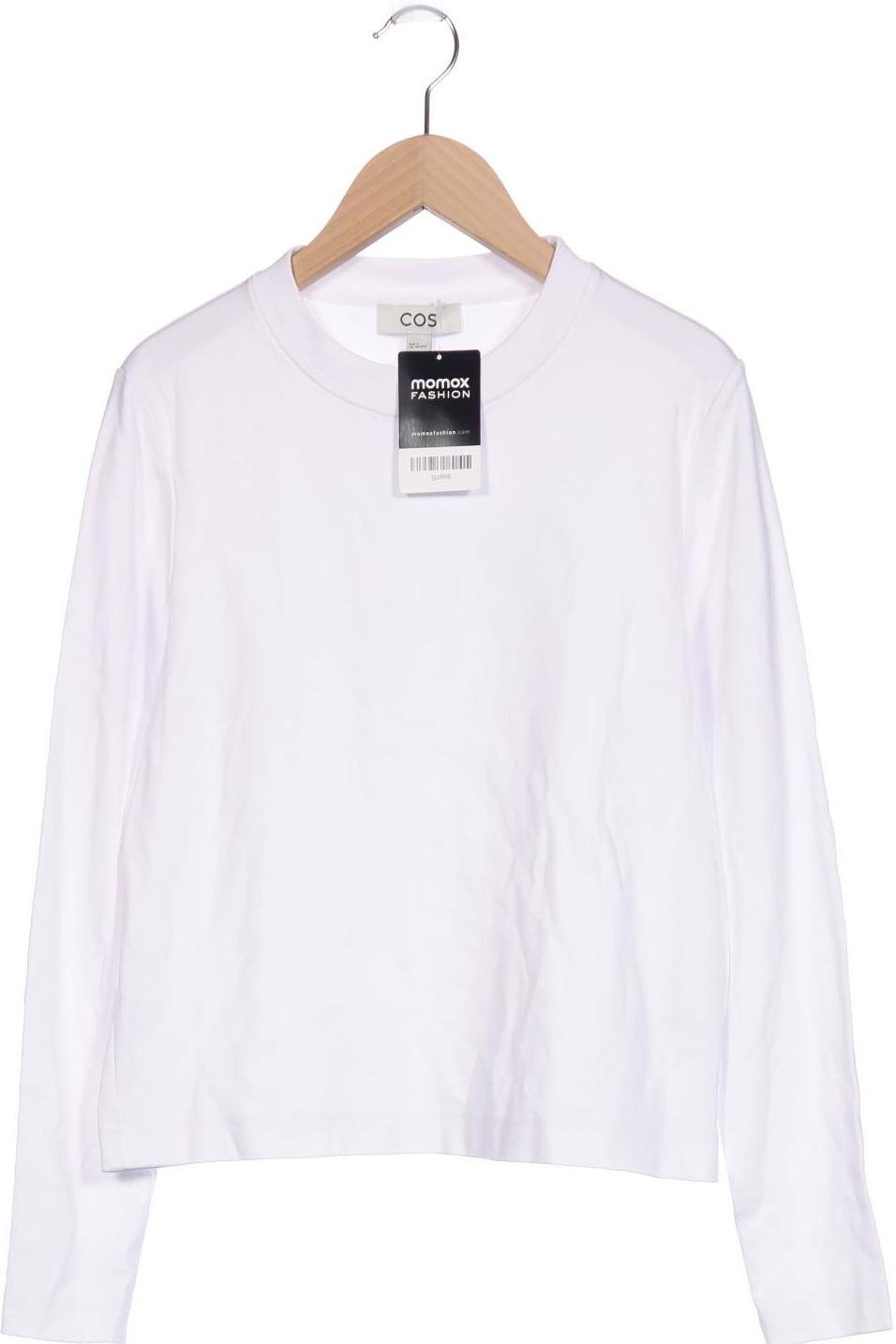 

COS Damen Langarmshirt, weiß, Gr. 36