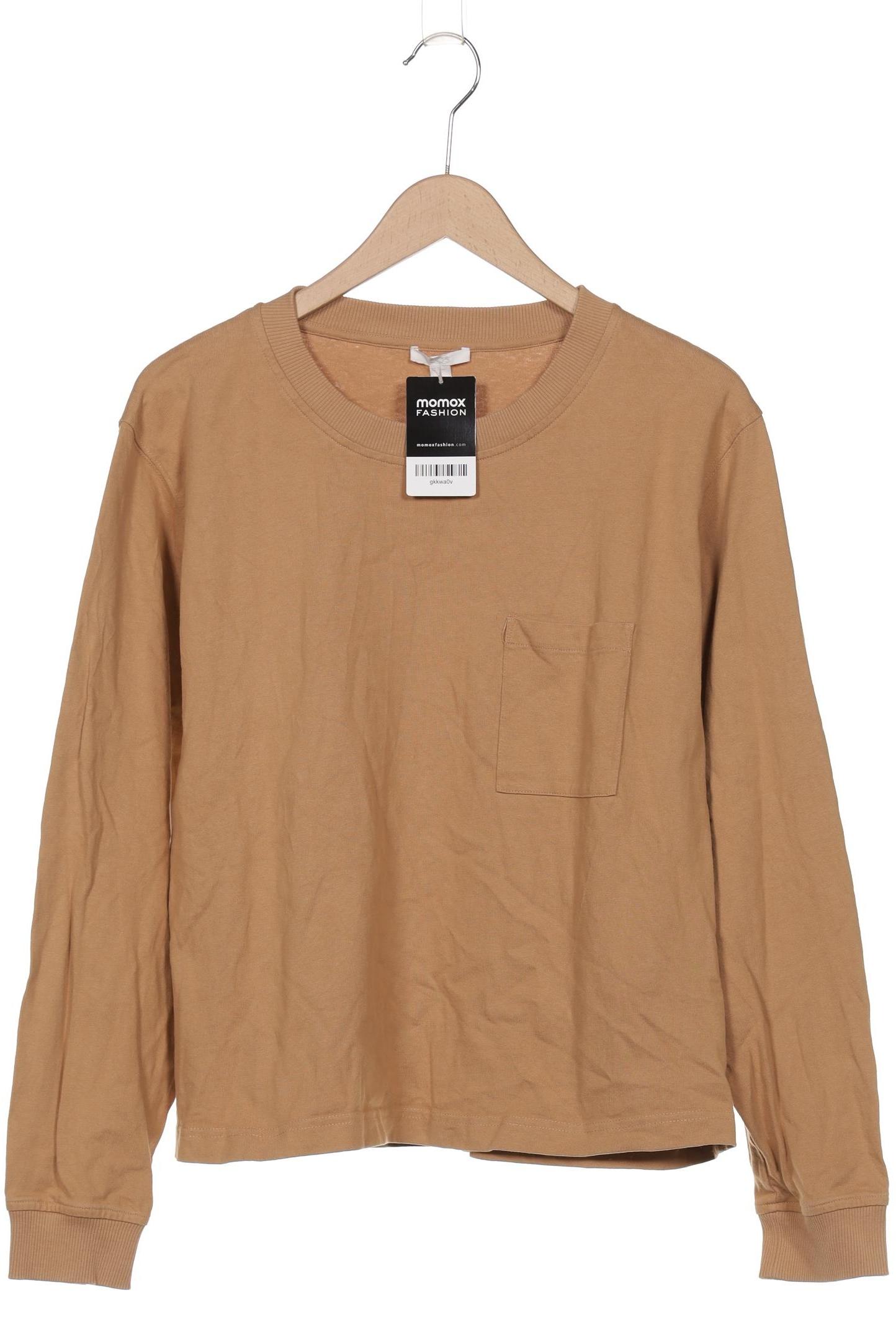 

COS Damen Langarmshirt, beige, Gr. 38