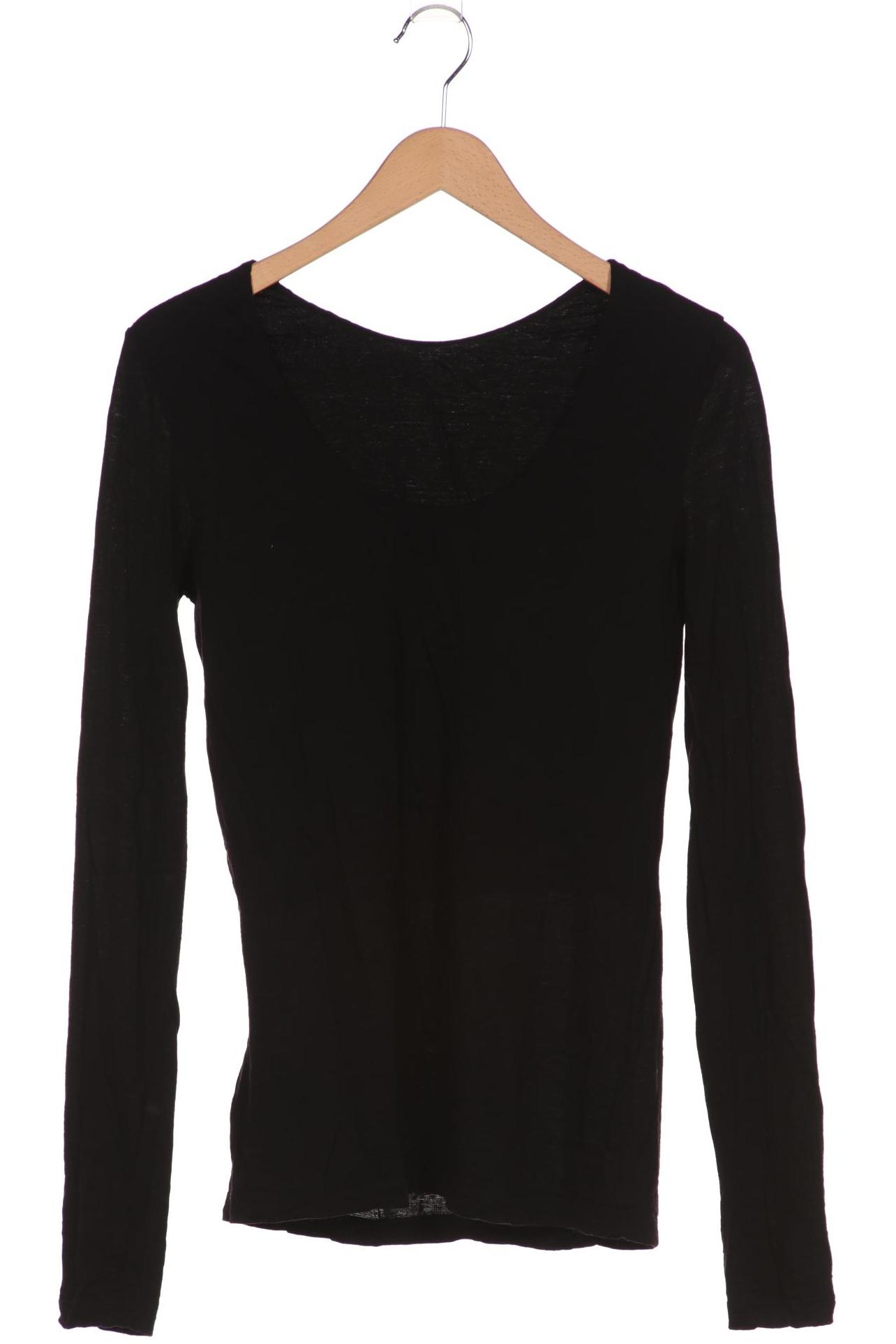 

COS Damen Langarmshirt, schwarz, Gr. 38