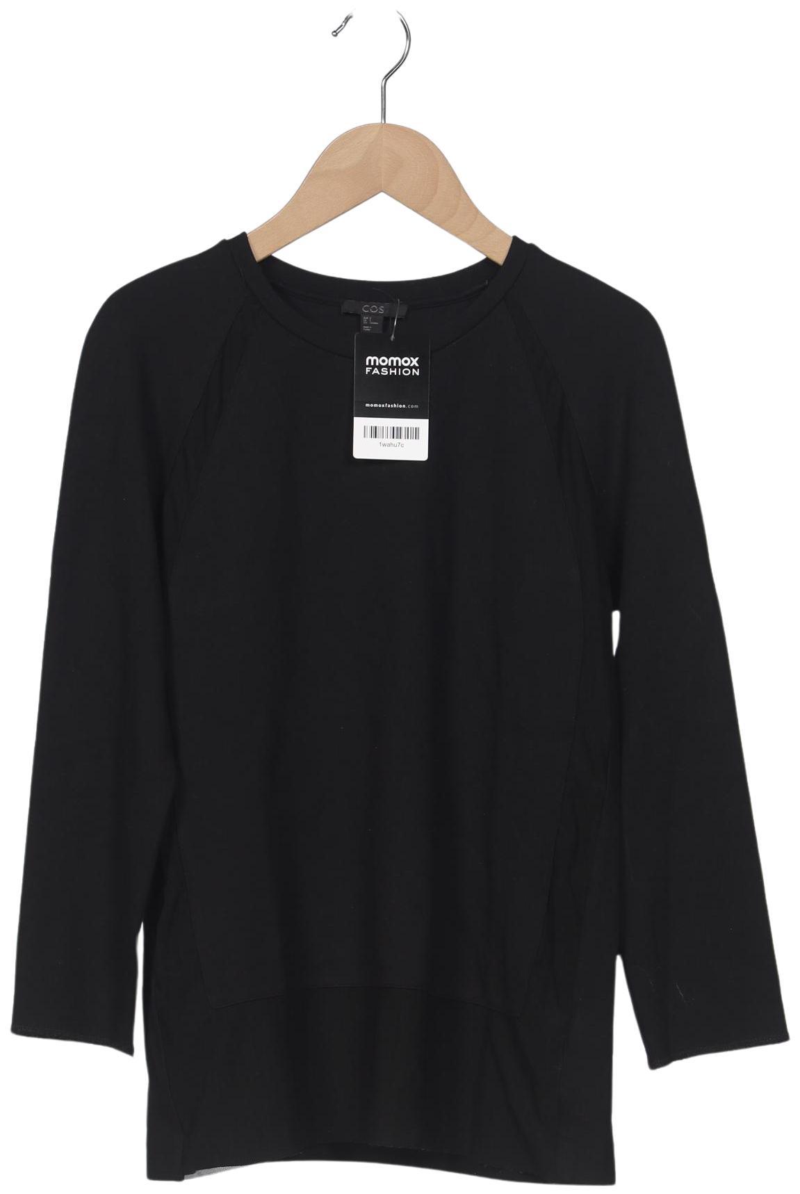 

COS Damen Langarmshirt, schwarz, Gr. 36