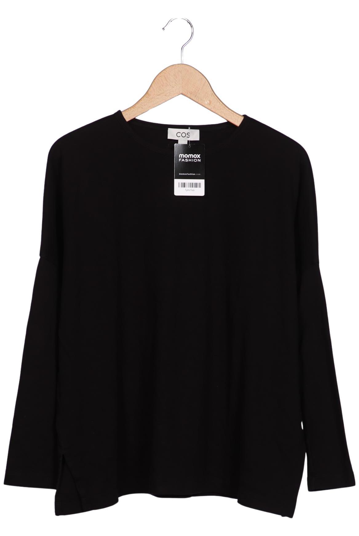 

COS Damen Langarmshirt, schwarz, Gr. 34