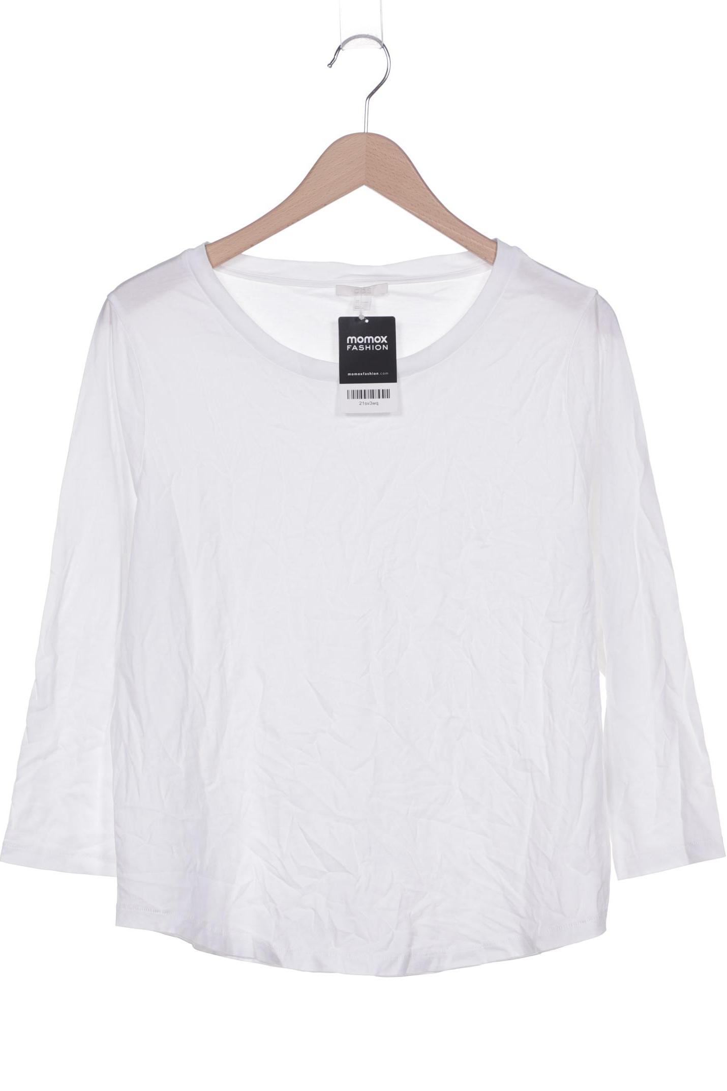 

COS Damen Langarmshirt, weiß, Gr. 42