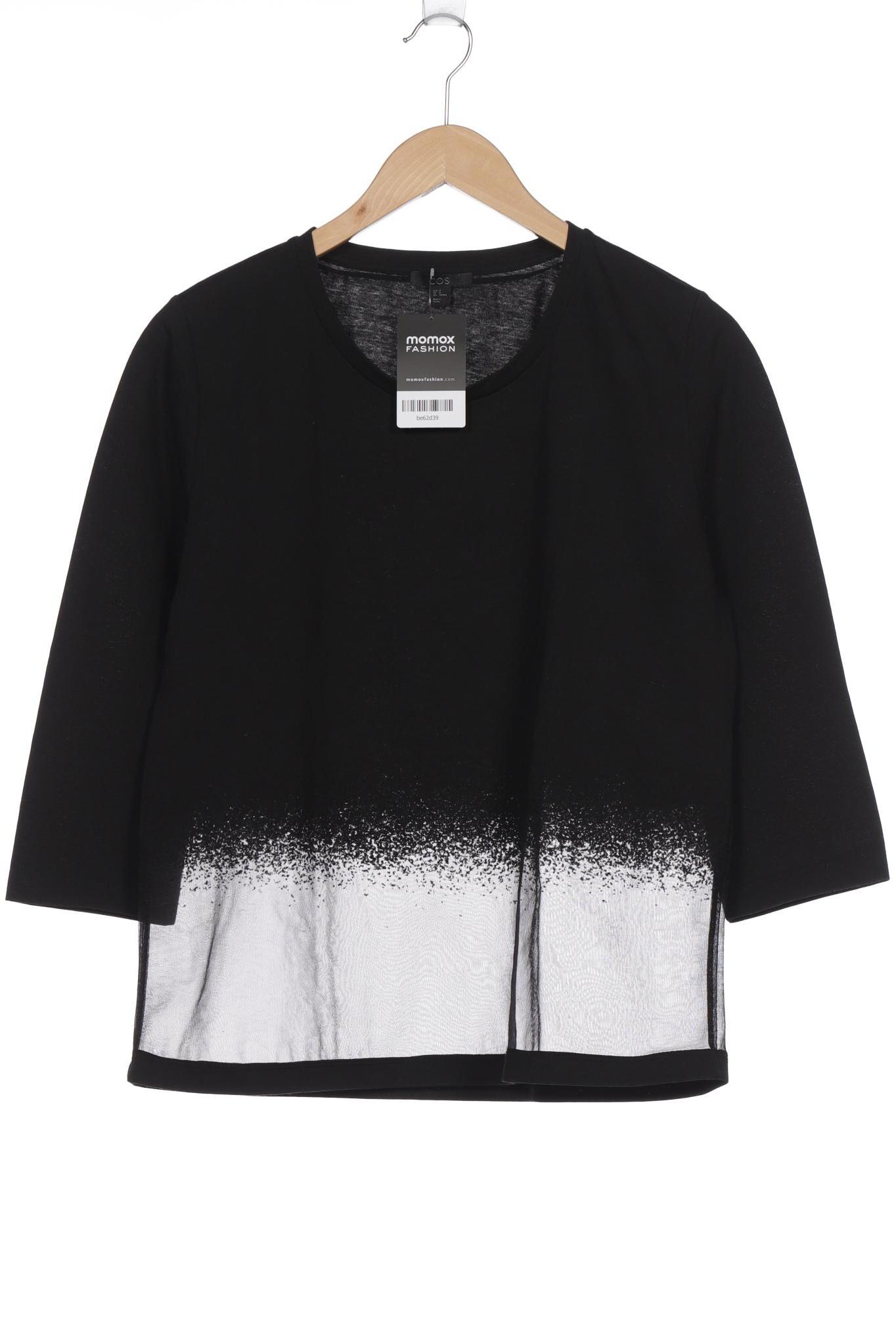 

COS Damen Langarmshirt, schwarz, Gr. 38