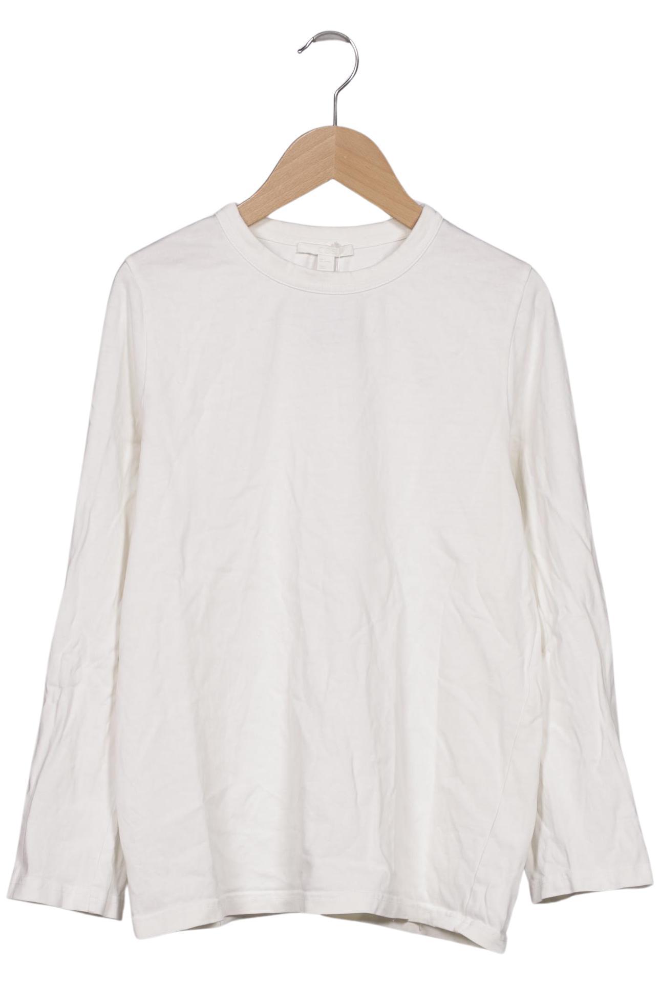 

COS Damen Langarmshirt, weiß, Gr. 36