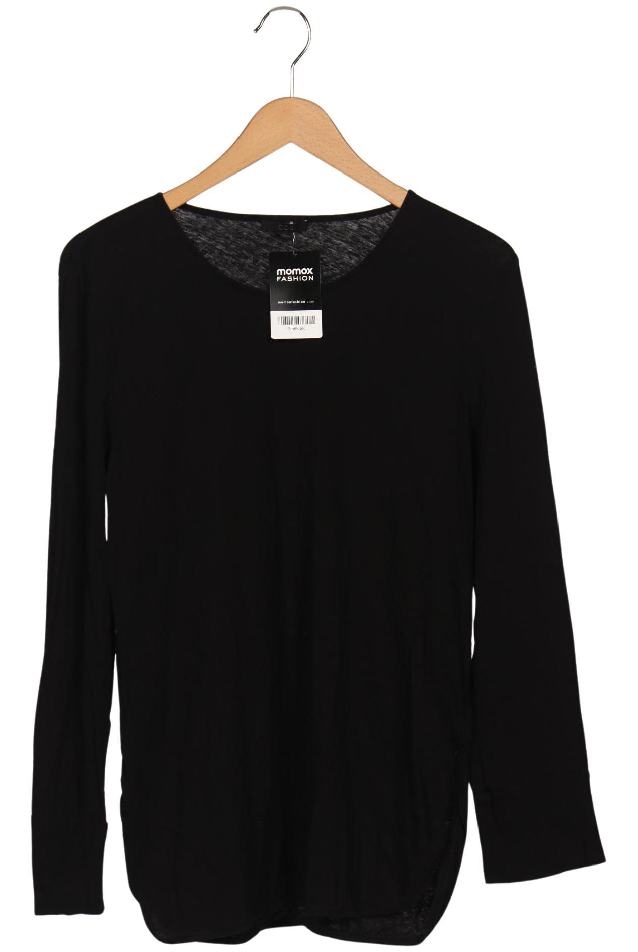 

COS Damen Langarmshirt, schwarz, Gr. 38