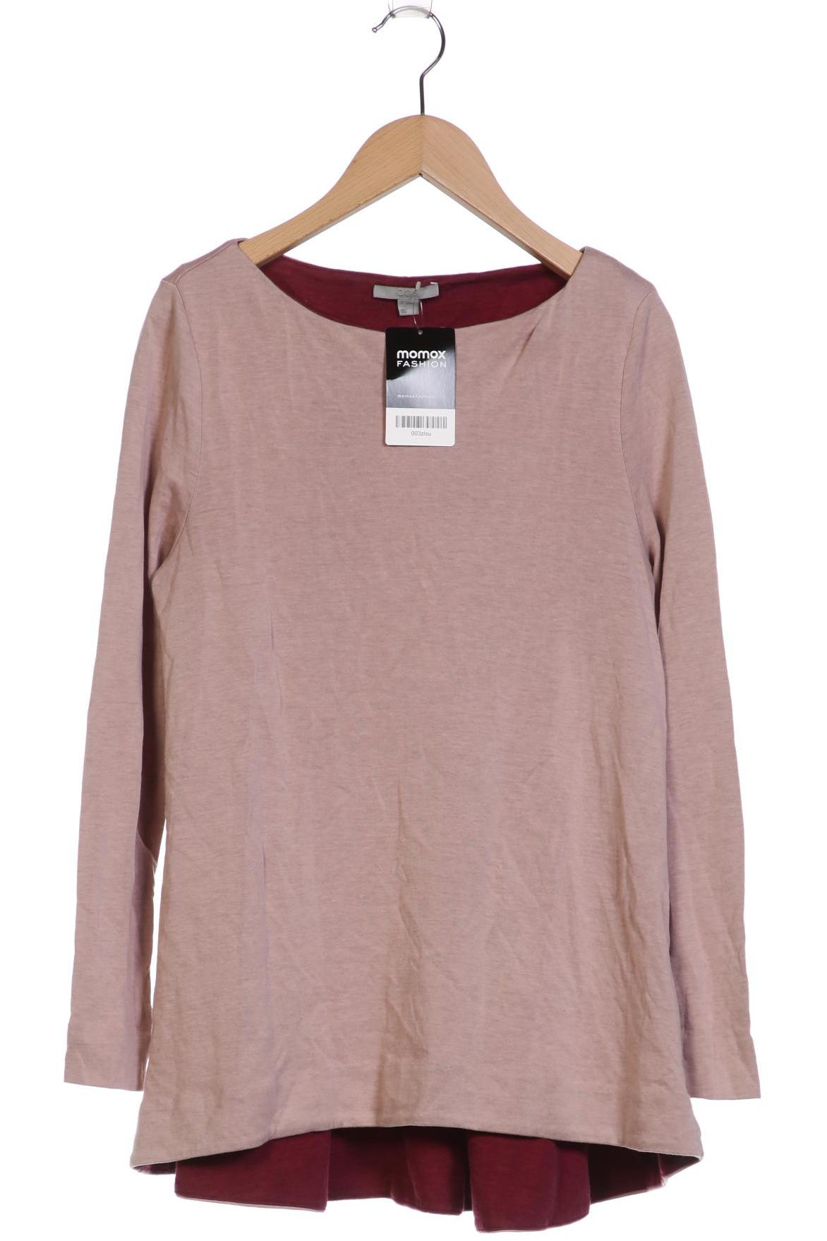 

COS Damen Langarmshirt, bordeaux, Gr. 36