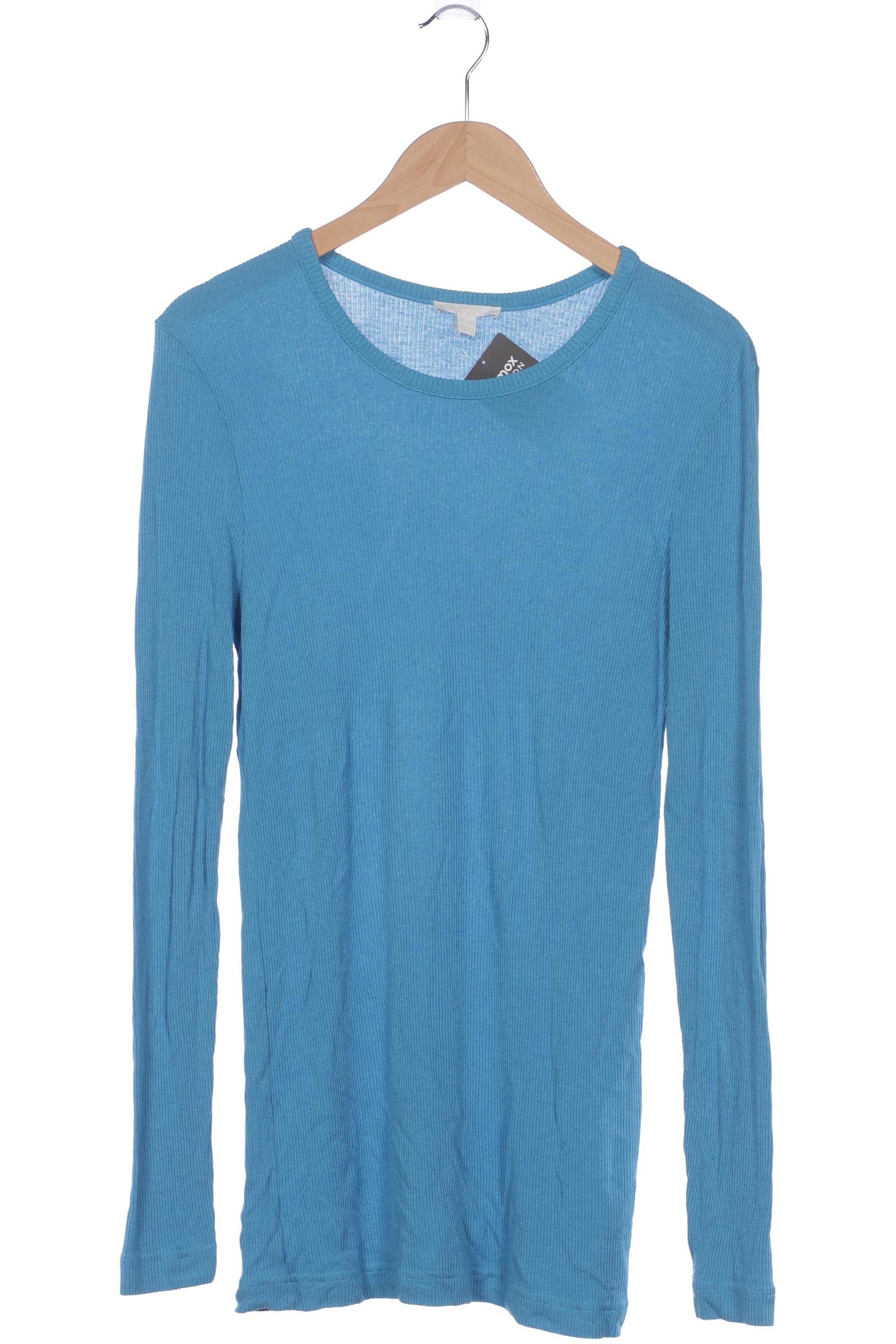 

COS Damen Langarmshirt, blau, Gr. 42