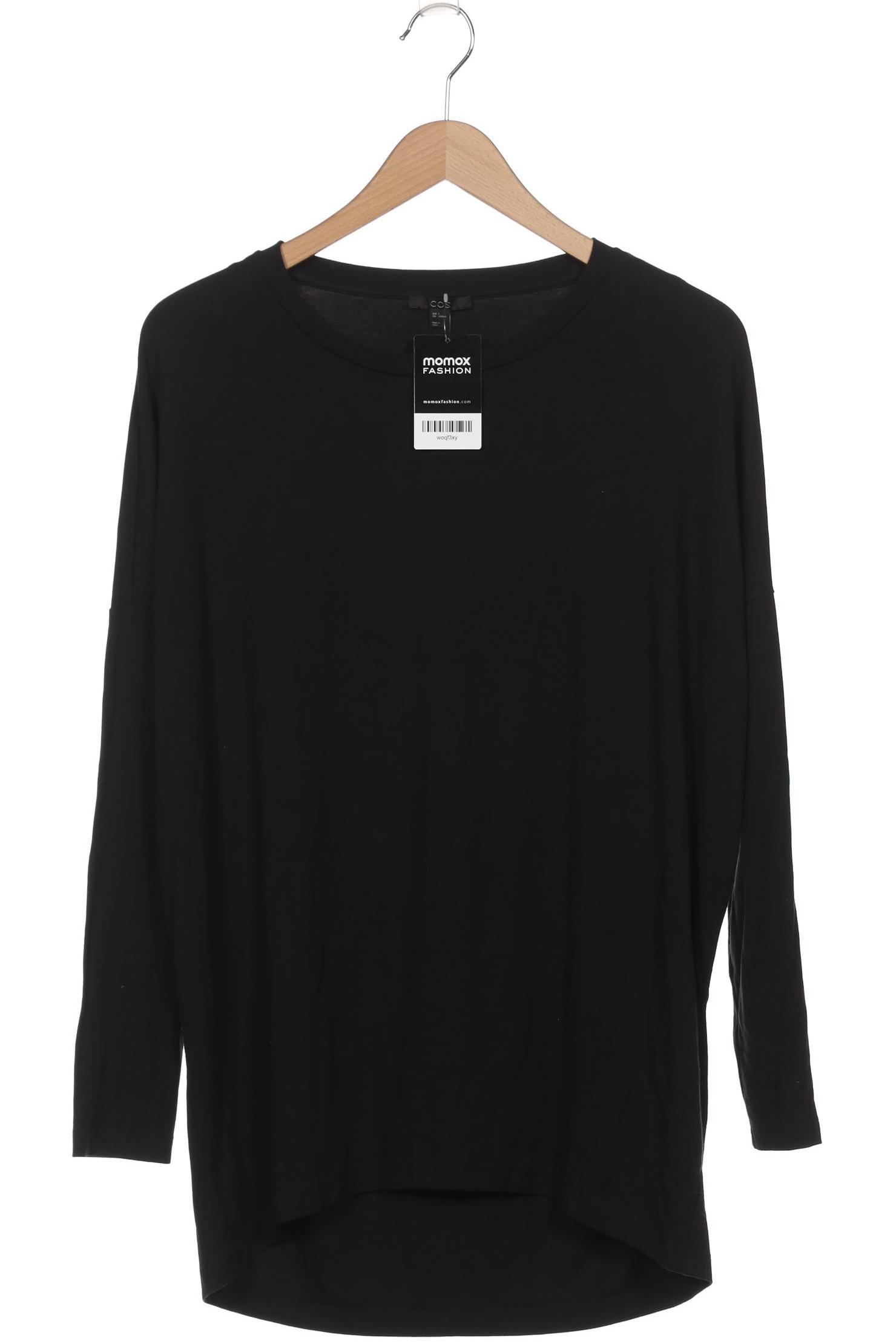 

COS Damen Langarmshirt, schwarz, Gr. 36