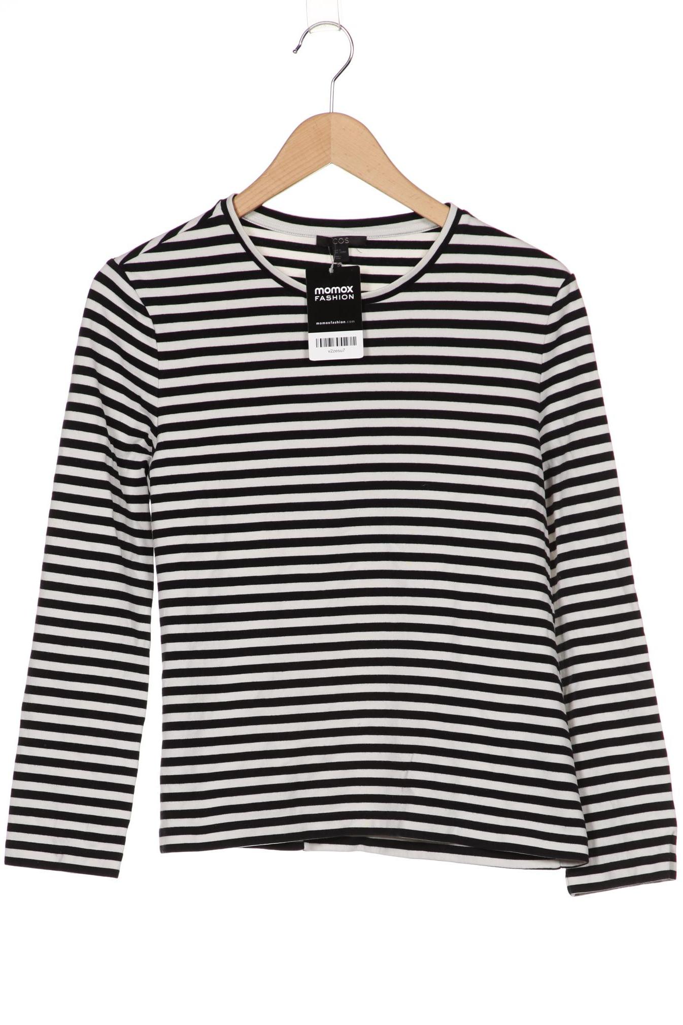 

COS Damen Langarmshirt, schwarz, Gr. 38