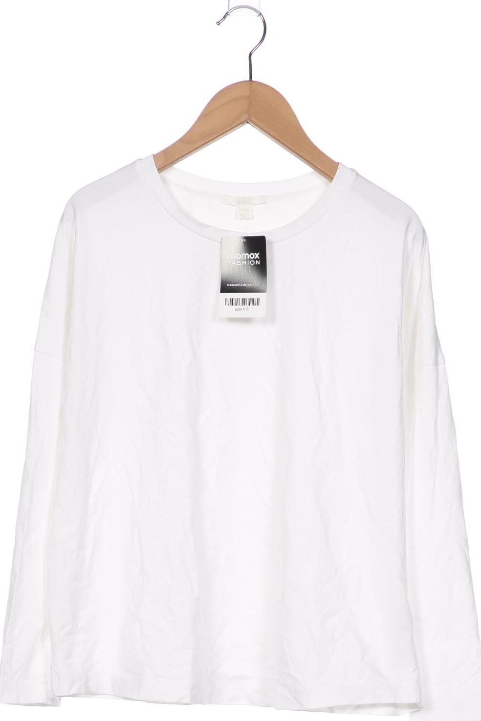 

COS Damen Langarmshirt, weiß, Gr. 34