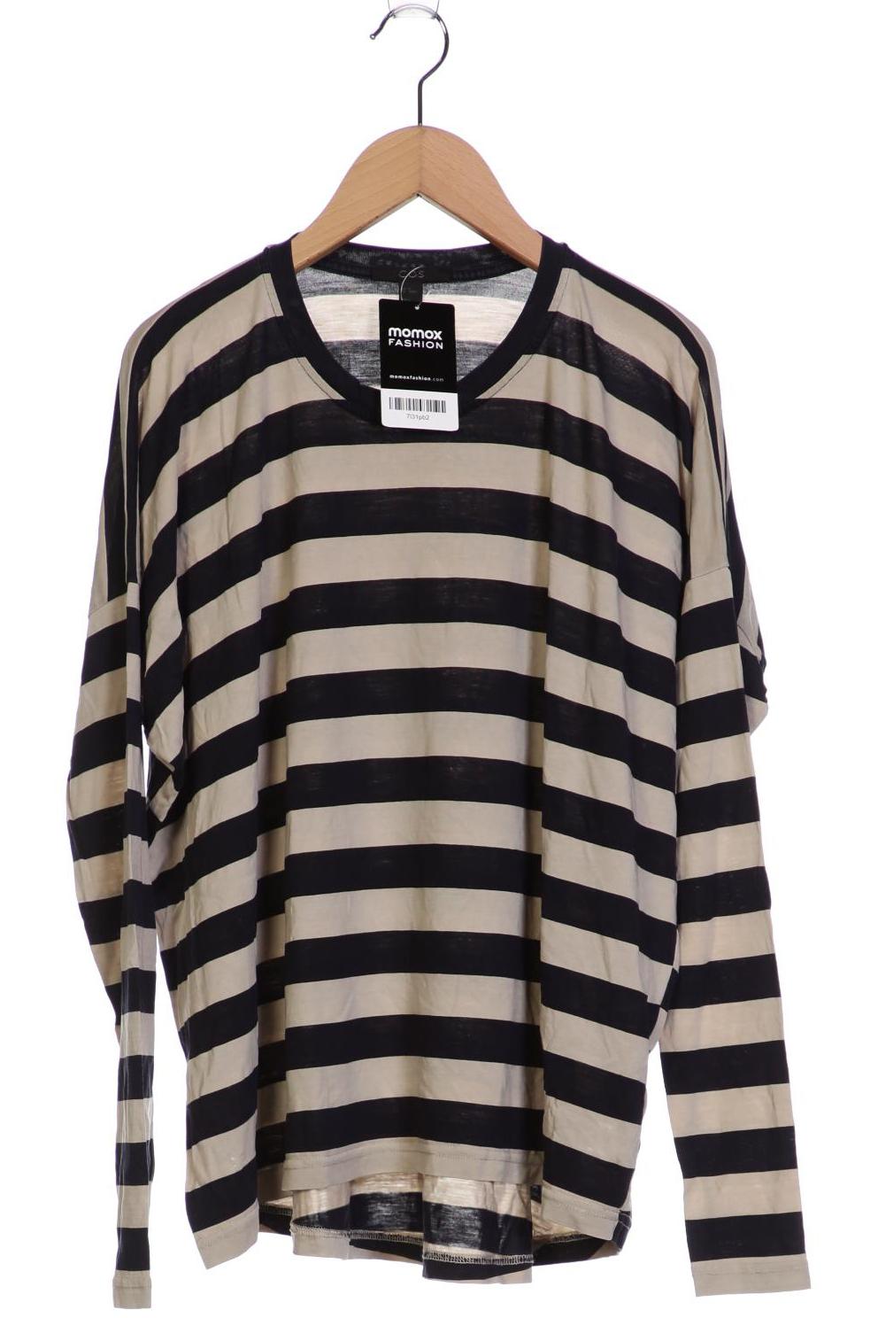 

COS Damen Langarmshirt, marineblau, Gr. 34