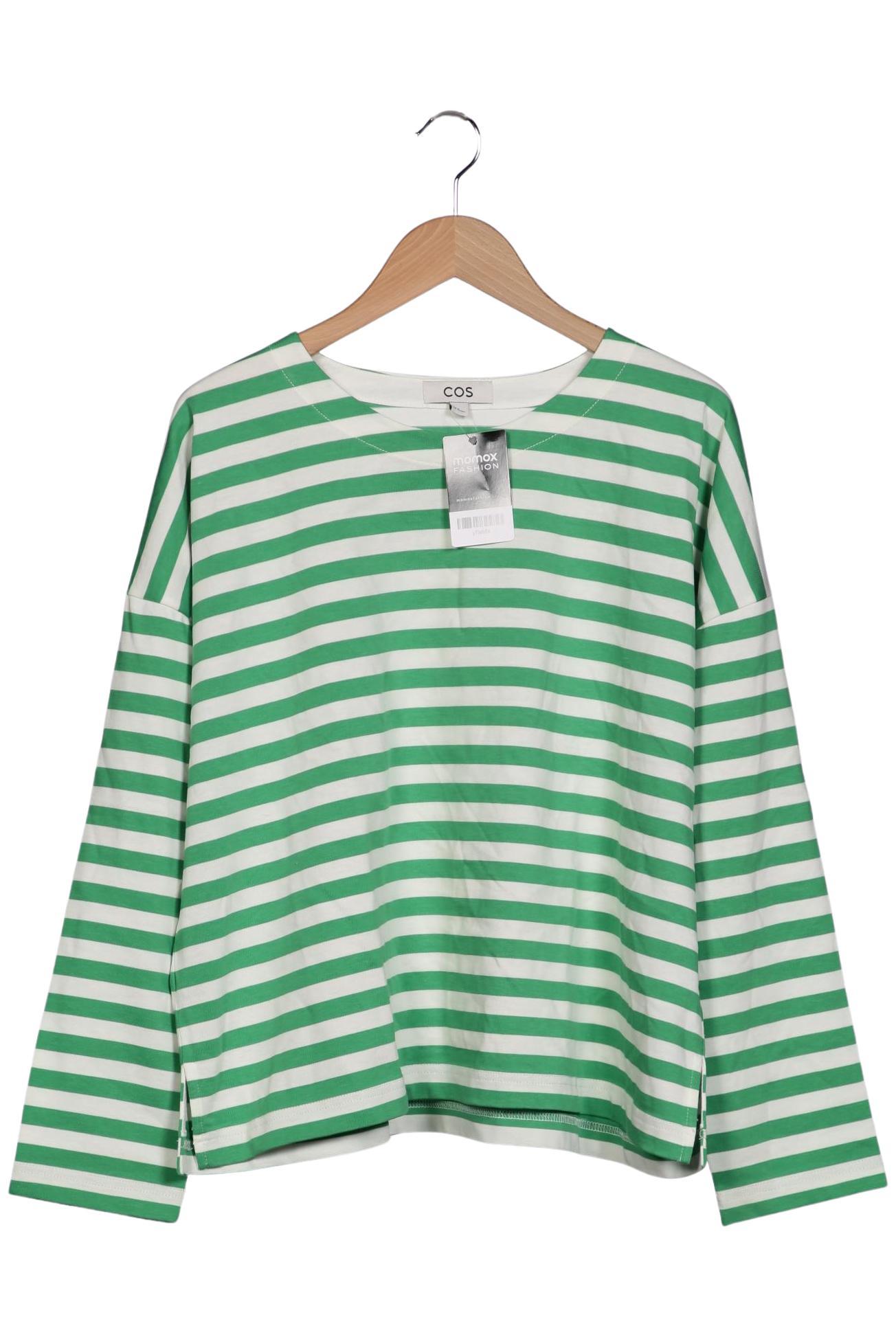 

COS Damen Langarmshirt, grün, Gr. 38