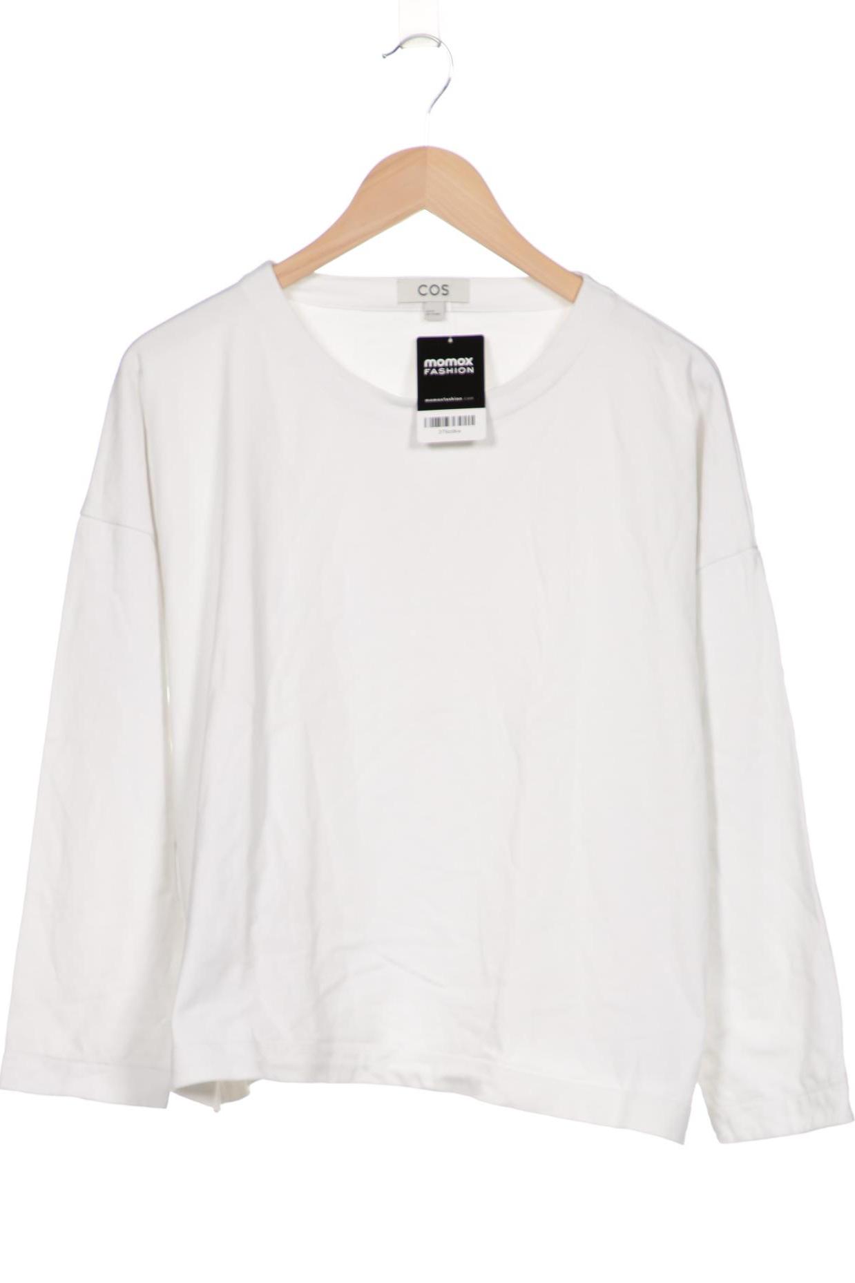 

COS Damen Langarmshirt, weiß, Gr. 38