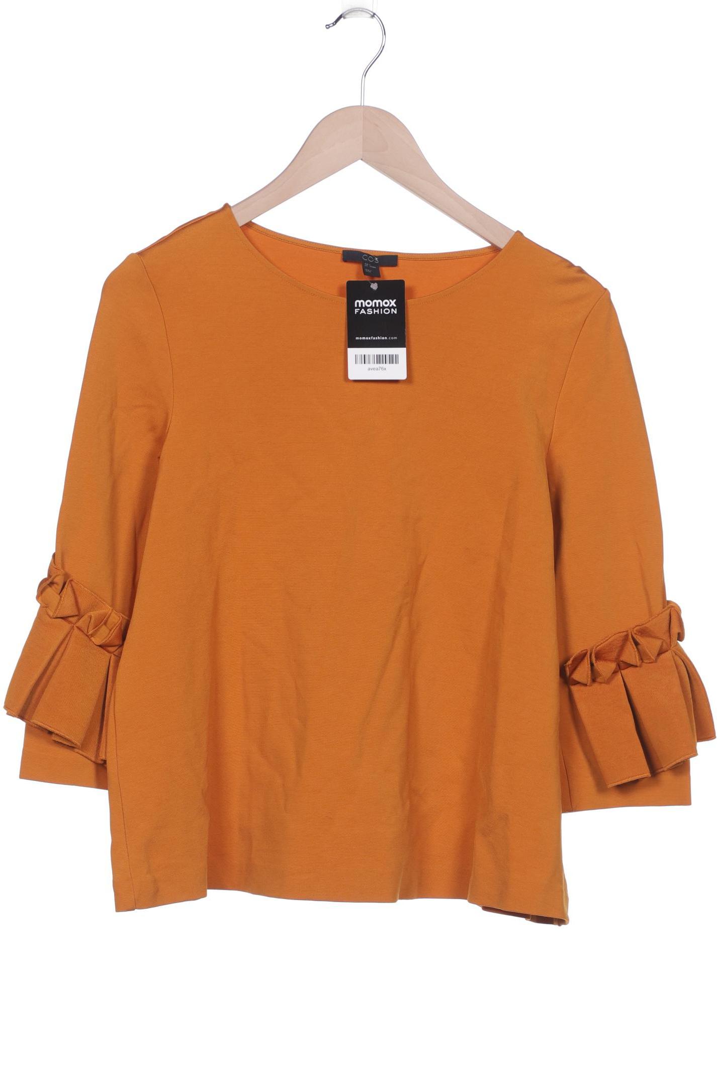 

COS Damen Langarmshirt, orange, Gr. 36