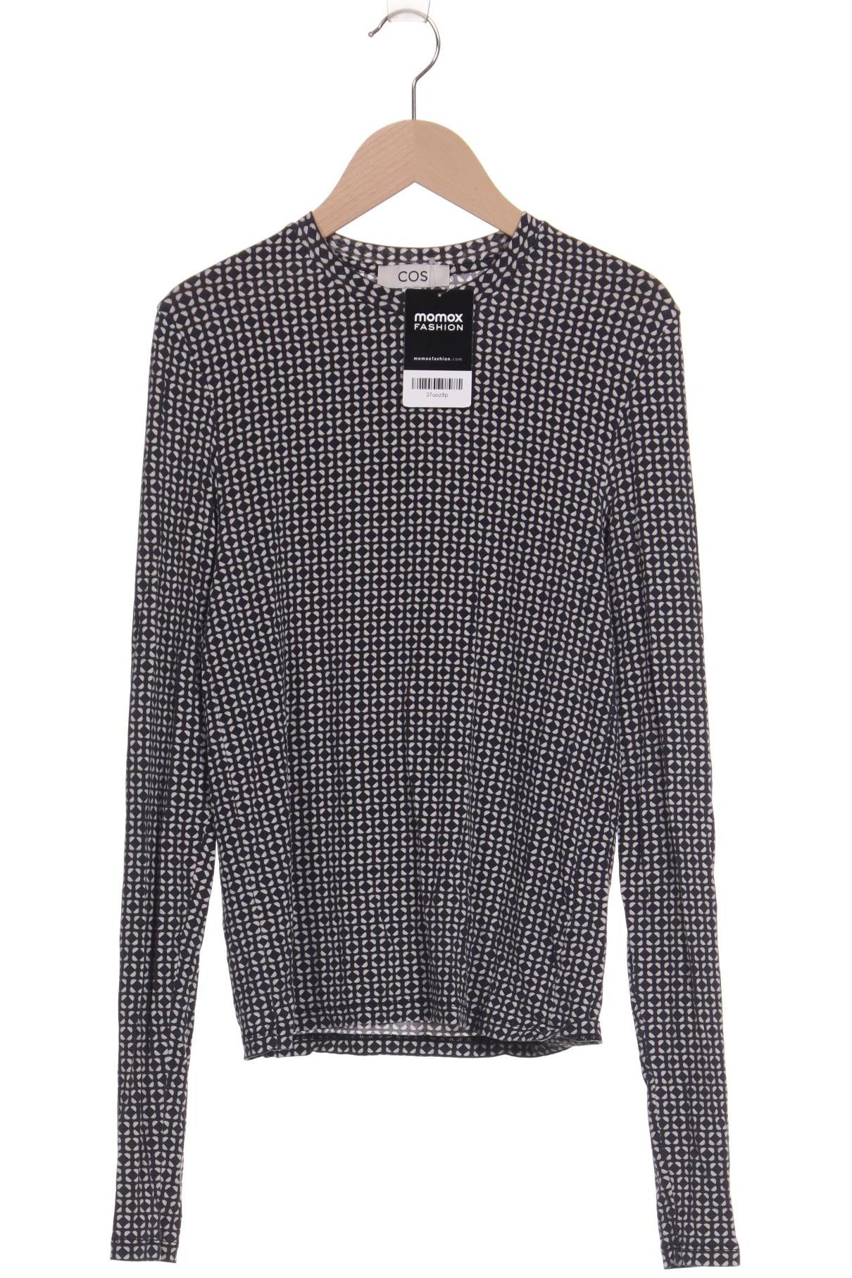 

COS Damen Langarmshirt, schwarz, Gr. 38