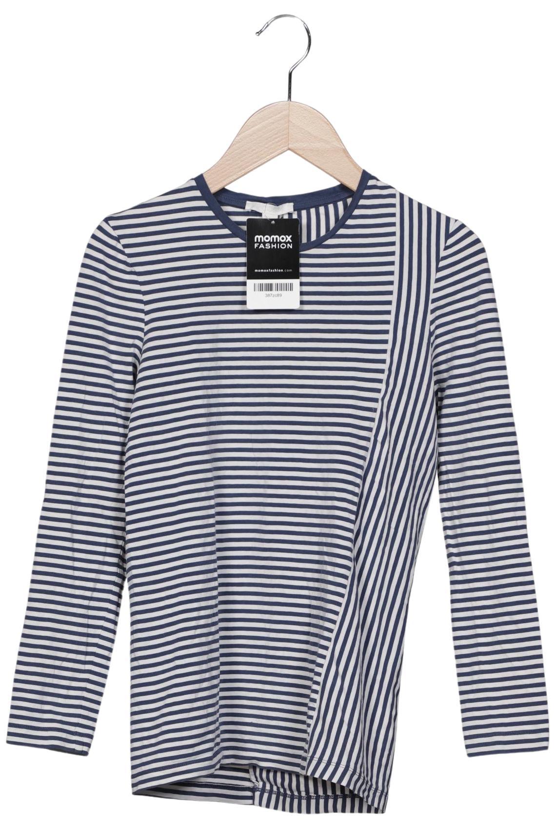 

COS Damen Langarmshirt, marineblau, Gr. 34