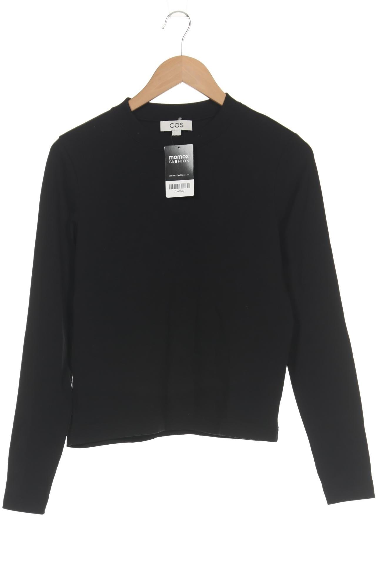 

COS Damen Langarmshirt, schwarz, Gr. 36