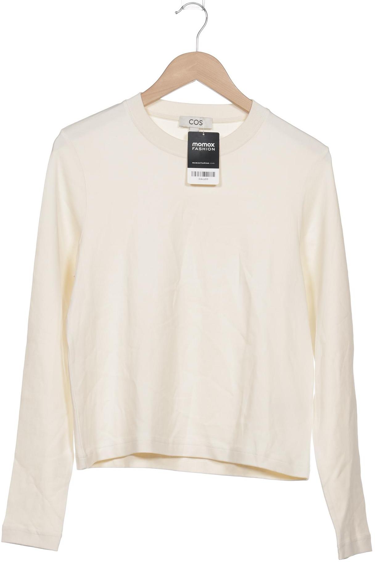 

COS Damen Langarmshirt, beige, Gr. 38