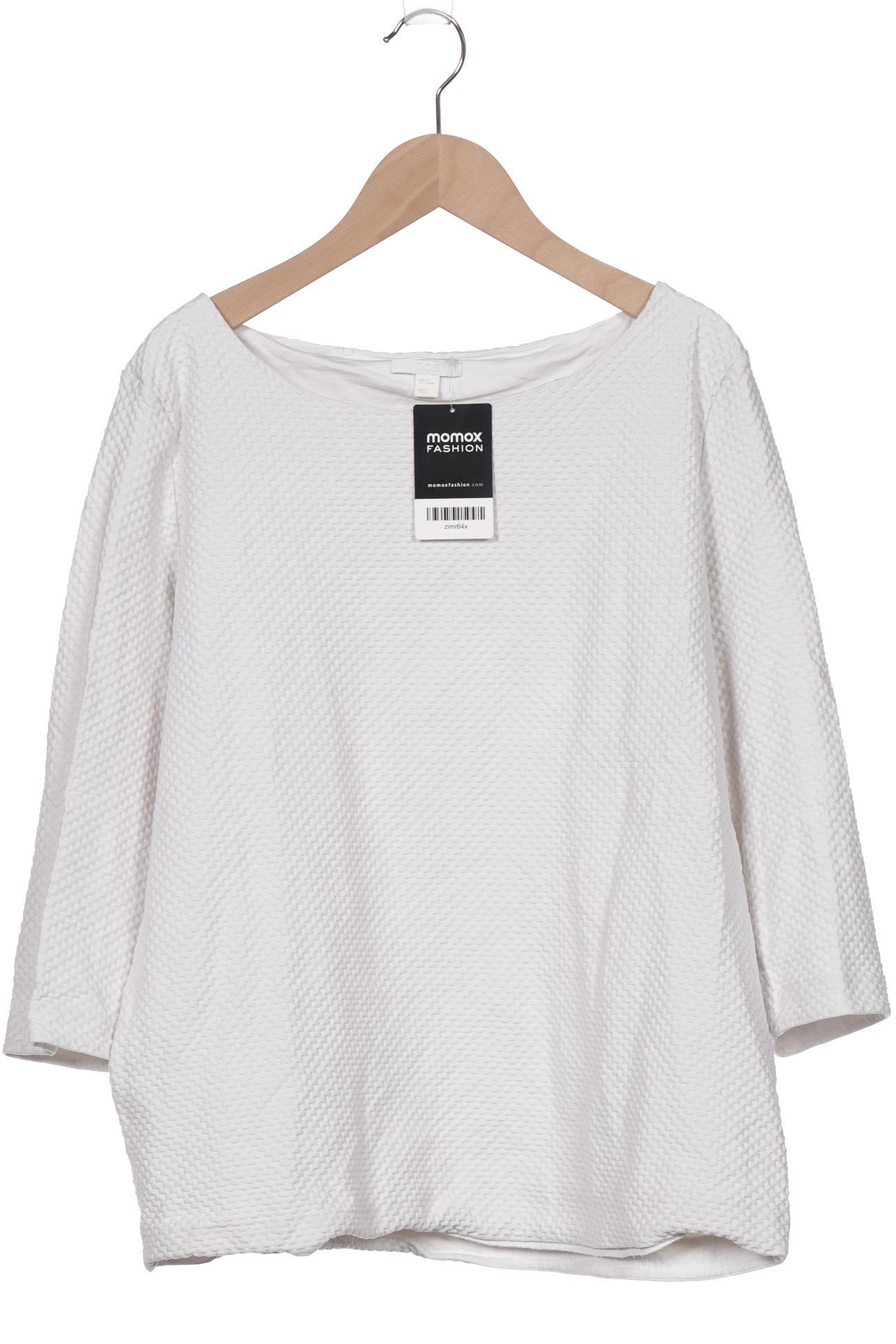 

COS Damen Langarmshirt, weiß, Gr. 38