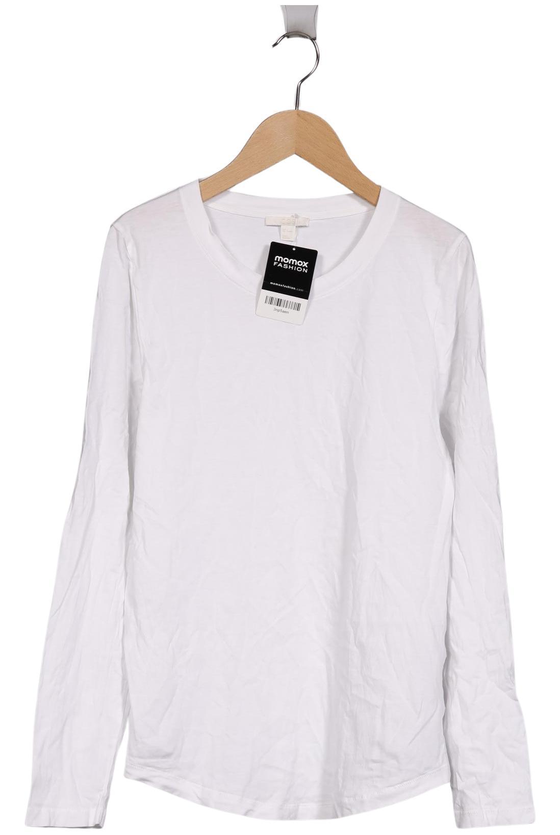 

COS Damen Langarmshirt, weiß, Gr. 36