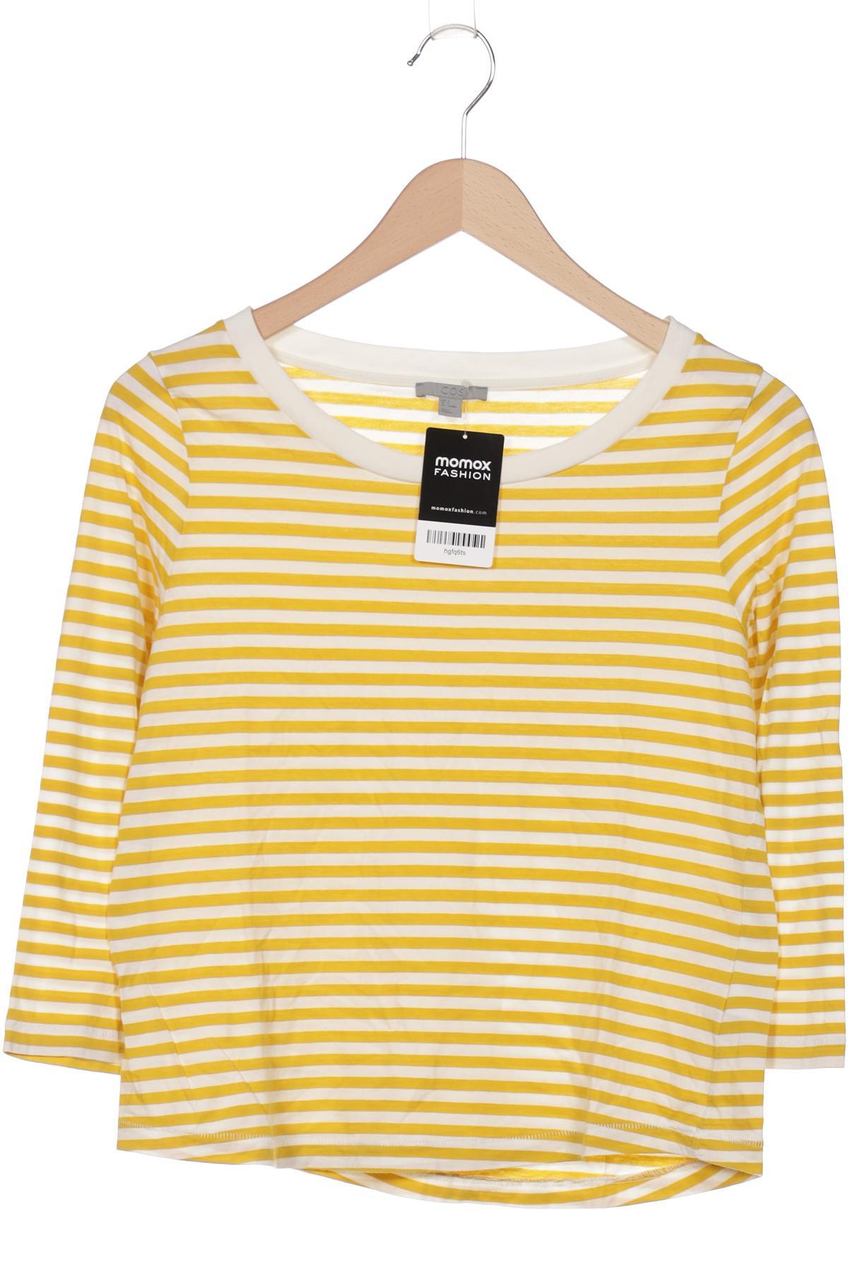 

COS Damen Langarmshirt, gelb, Gr. 36
