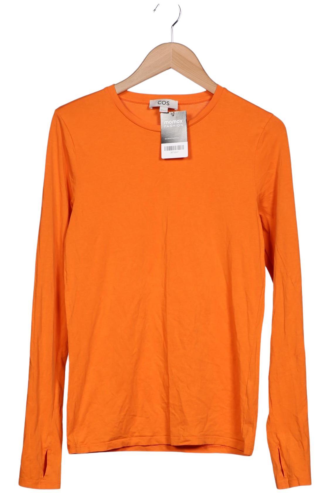 

COS Damen Langarmshirt, orange, Gr. 42