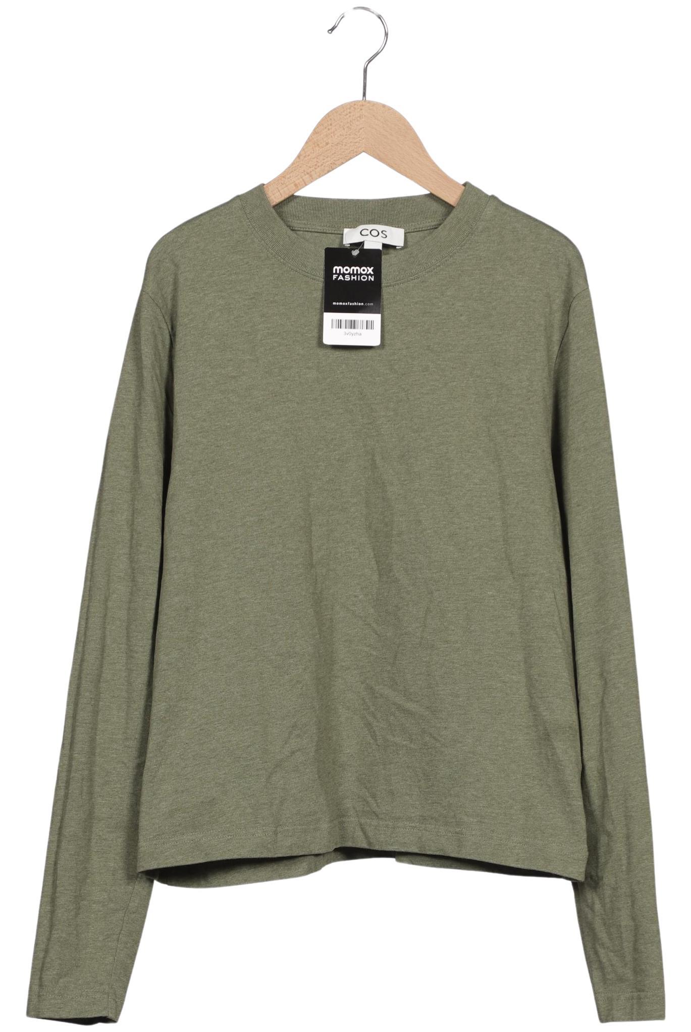 

COS Damen Langarmshirt, grün, Gr. 42