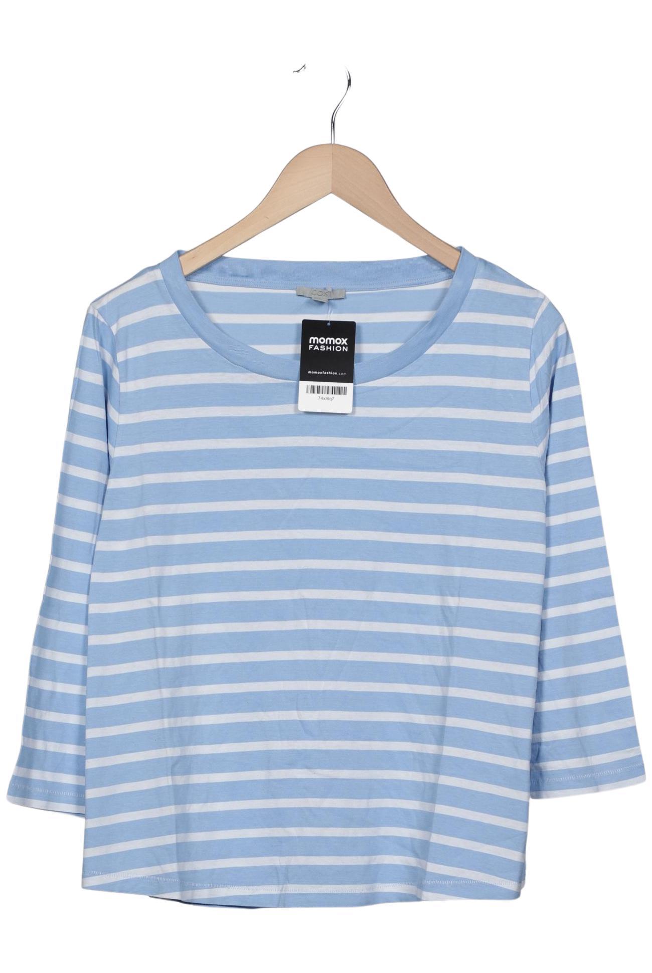 

COS Damen Langarmshirt, blau, Gr. 42