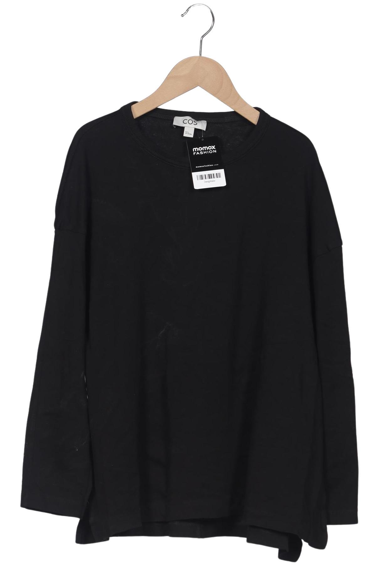 

COS Damen Langarmshirt, schwarz, Gr. 36