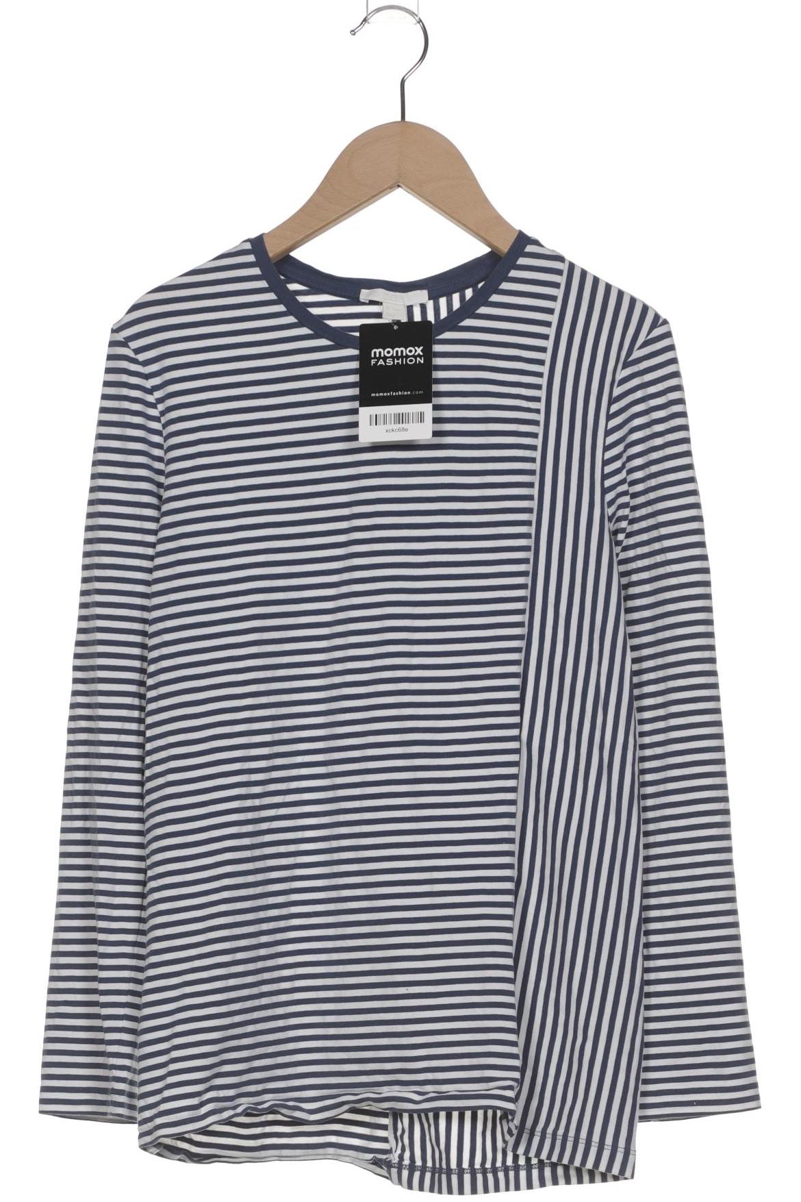 

COS Damen Langarmshirt, marineblau, Gr. 38