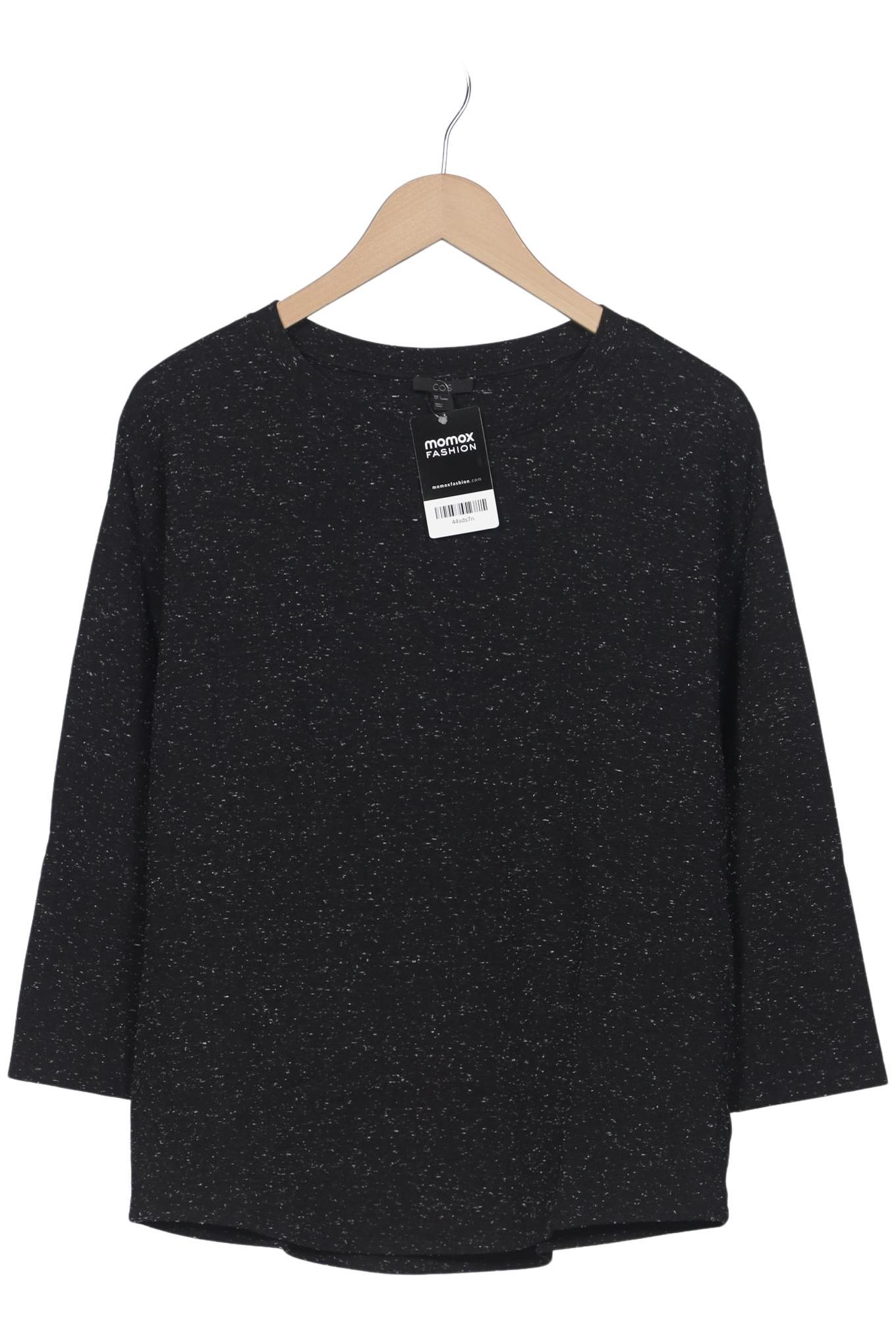 

COS Damen Langarmshirt, schwarz, Gr. 36