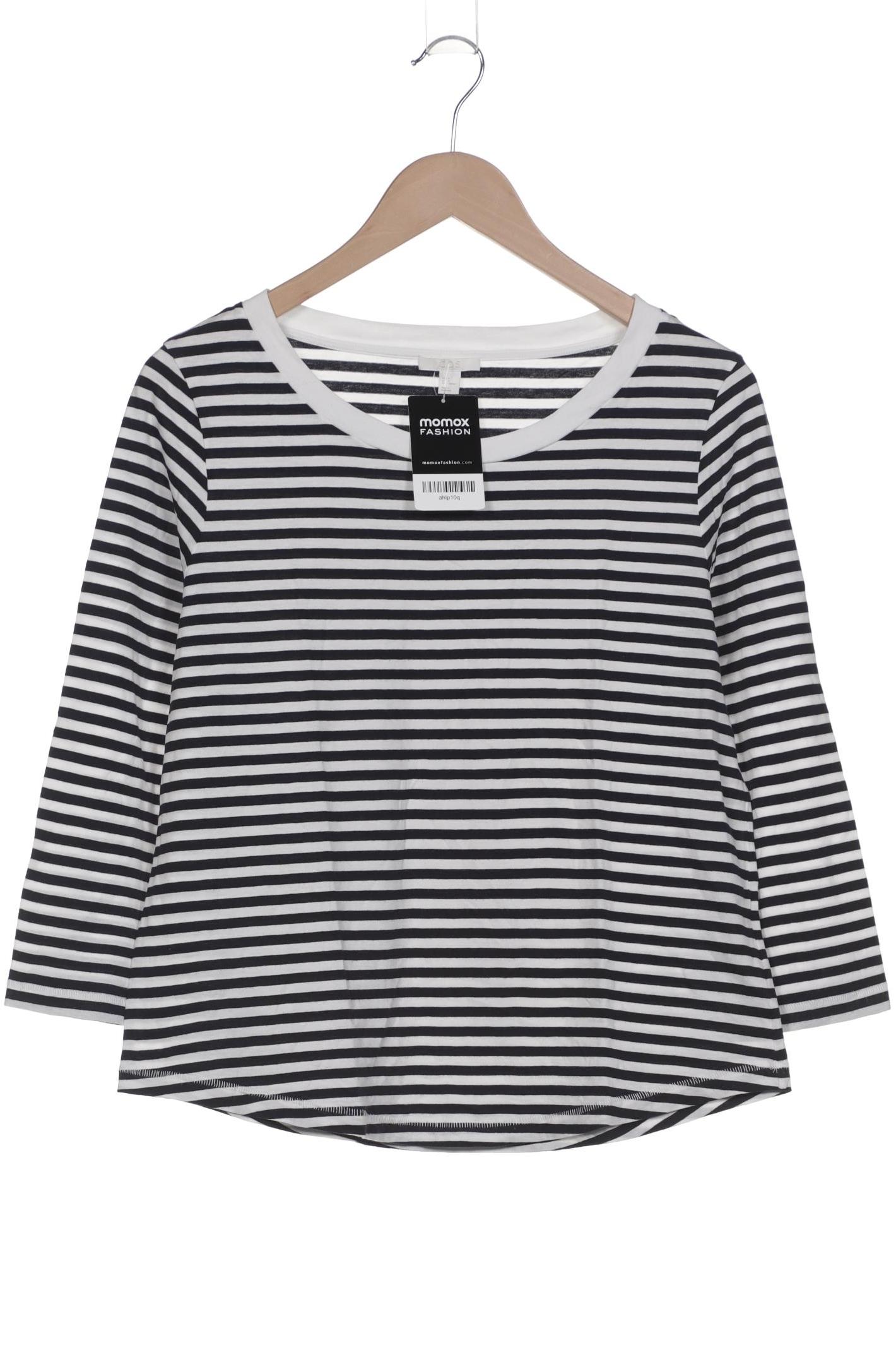 

COS Damen Langarmshirt, marineblau, Gr. 38