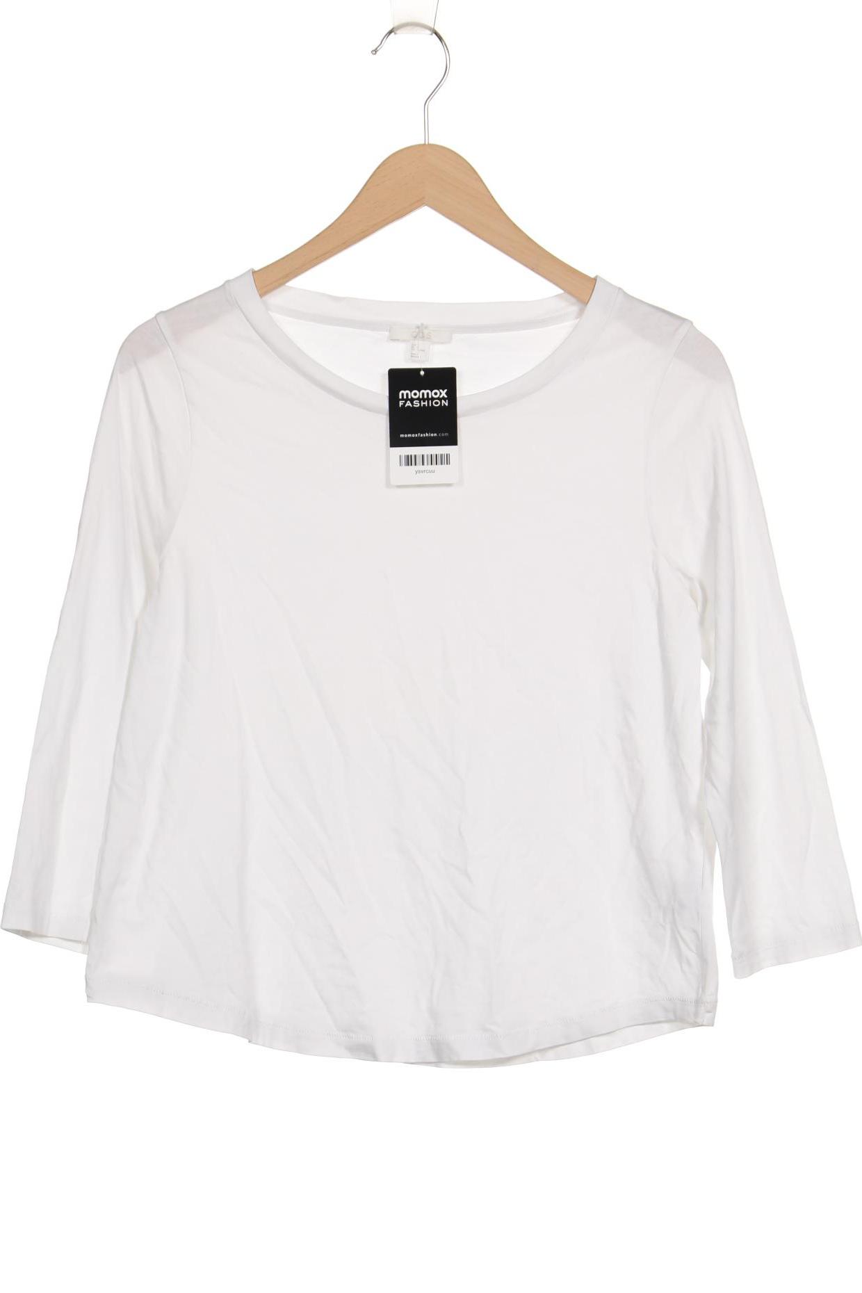 

COS Damen Langarmshirt, weiß, Gr. 36