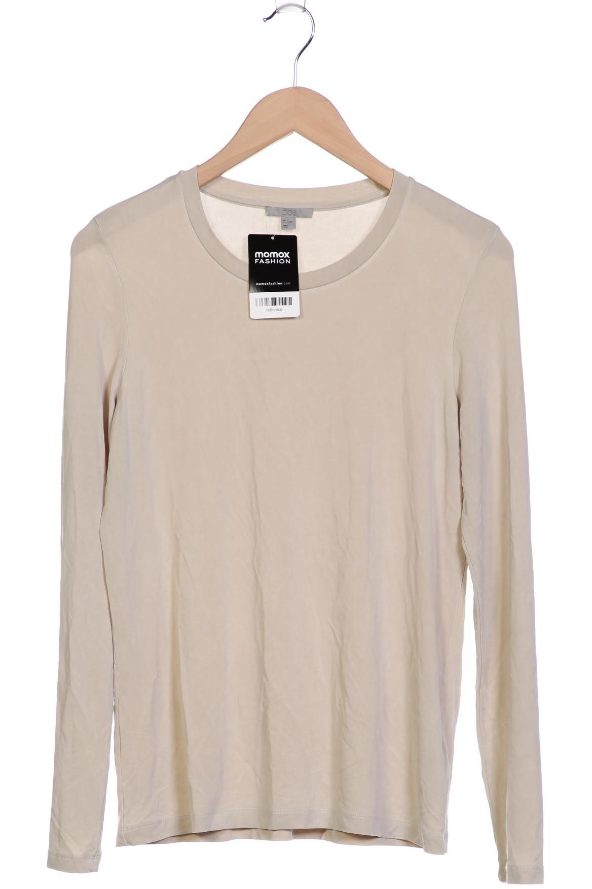 

COS Damen Langarmshirt, beige, Gr. 36